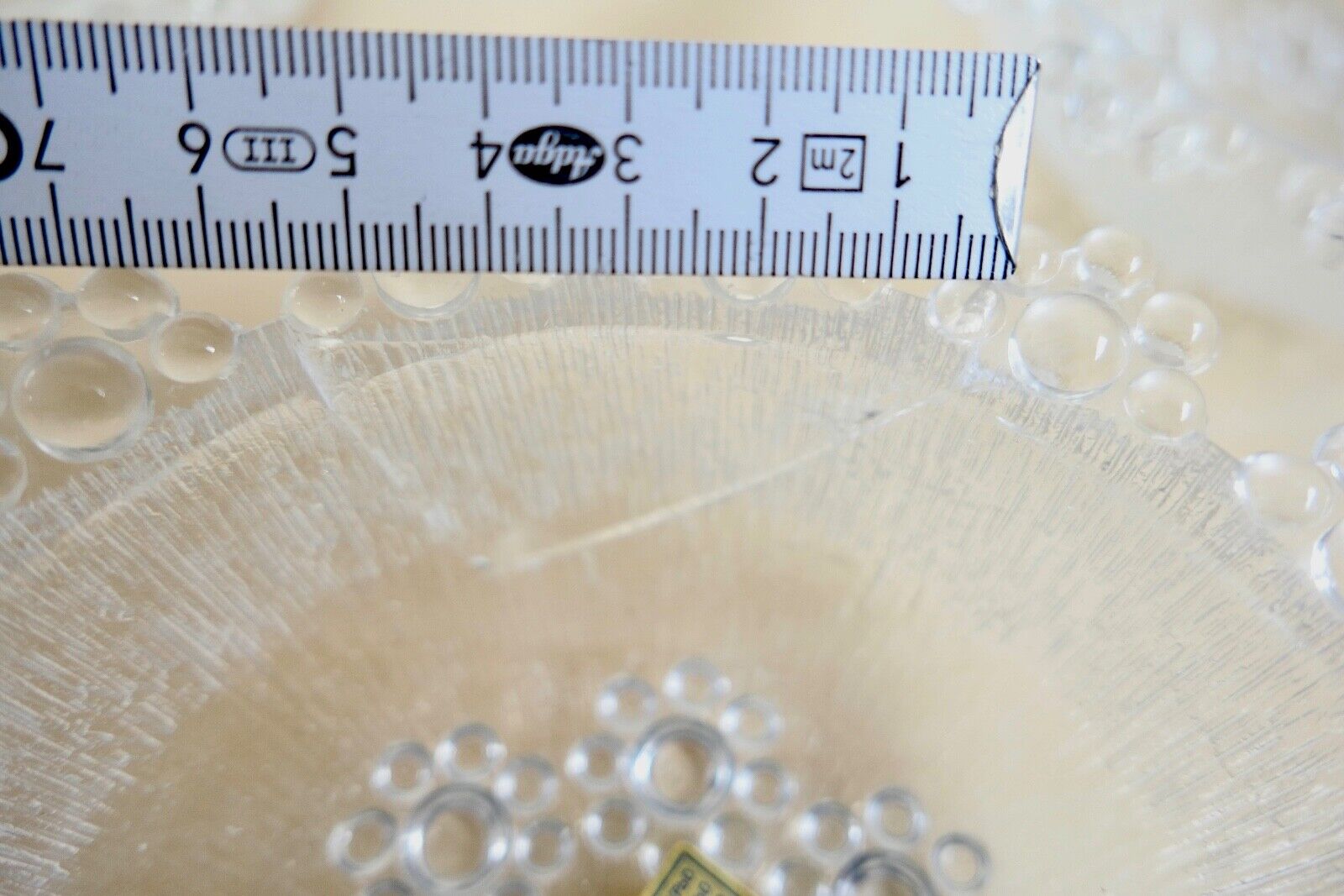 Großes BEYER Bleikristall Set Service Schalen Platte Perlen Motiv 20 Teile - Antikhandel-Stuttgart