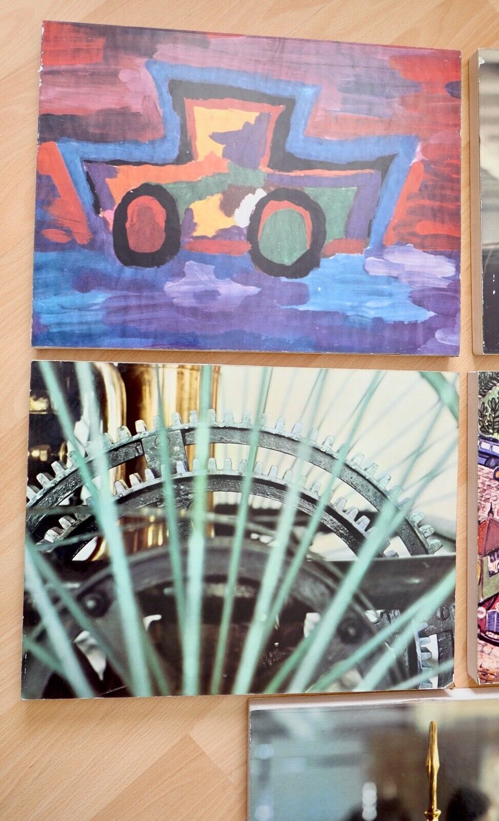 5 Bilder Gemälde Druck Mercedes Daimler Benz Limitierte Kinder Serie 40x30cm - Antikhandel-Stuttgart