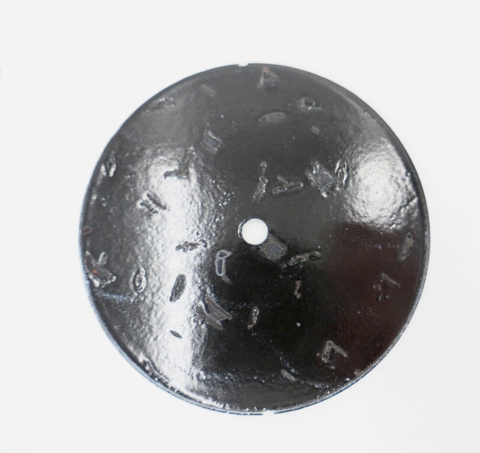 Zifferblatt Ø 102mm NEU Emaille SCHATZ 1881 QUARTZ für Kaminuhr Tischuhr usw. - Antikhandel-Stuttgart