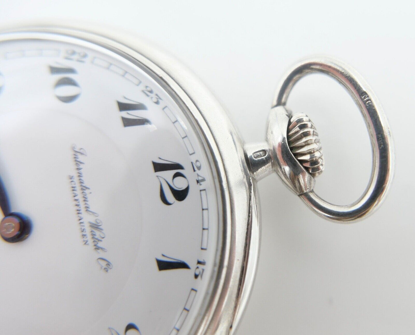 IWC Schaffhausen Taschenuhr Ø 51 mm Silber 925 52-19 H5 Probes Scafusia aus 1925 - Antikhandel-Stuttgart