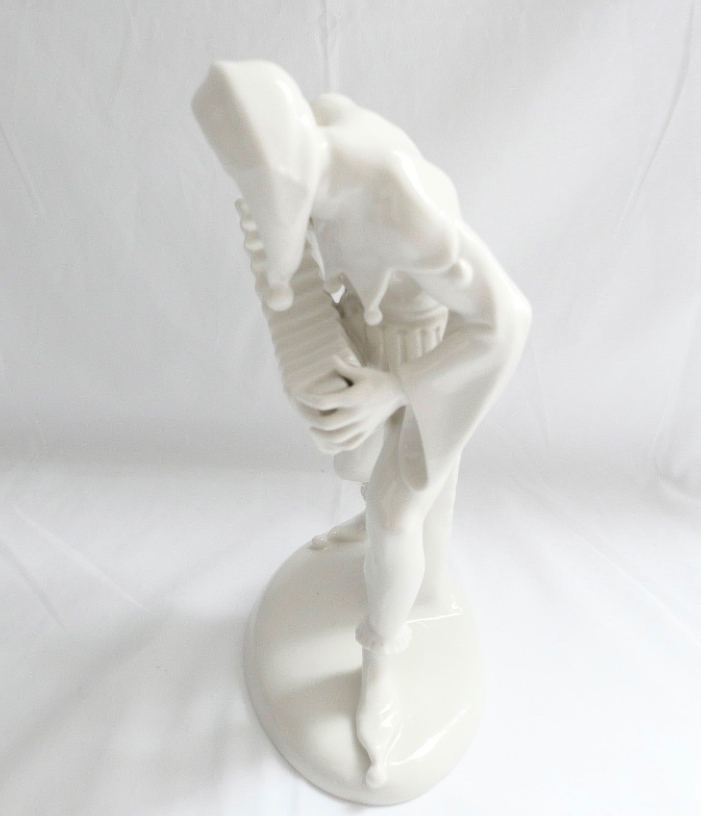 Schwarzburger Werkstätten Harlekin Figur Ziehharmonika Bandonium G. Oppel U 234