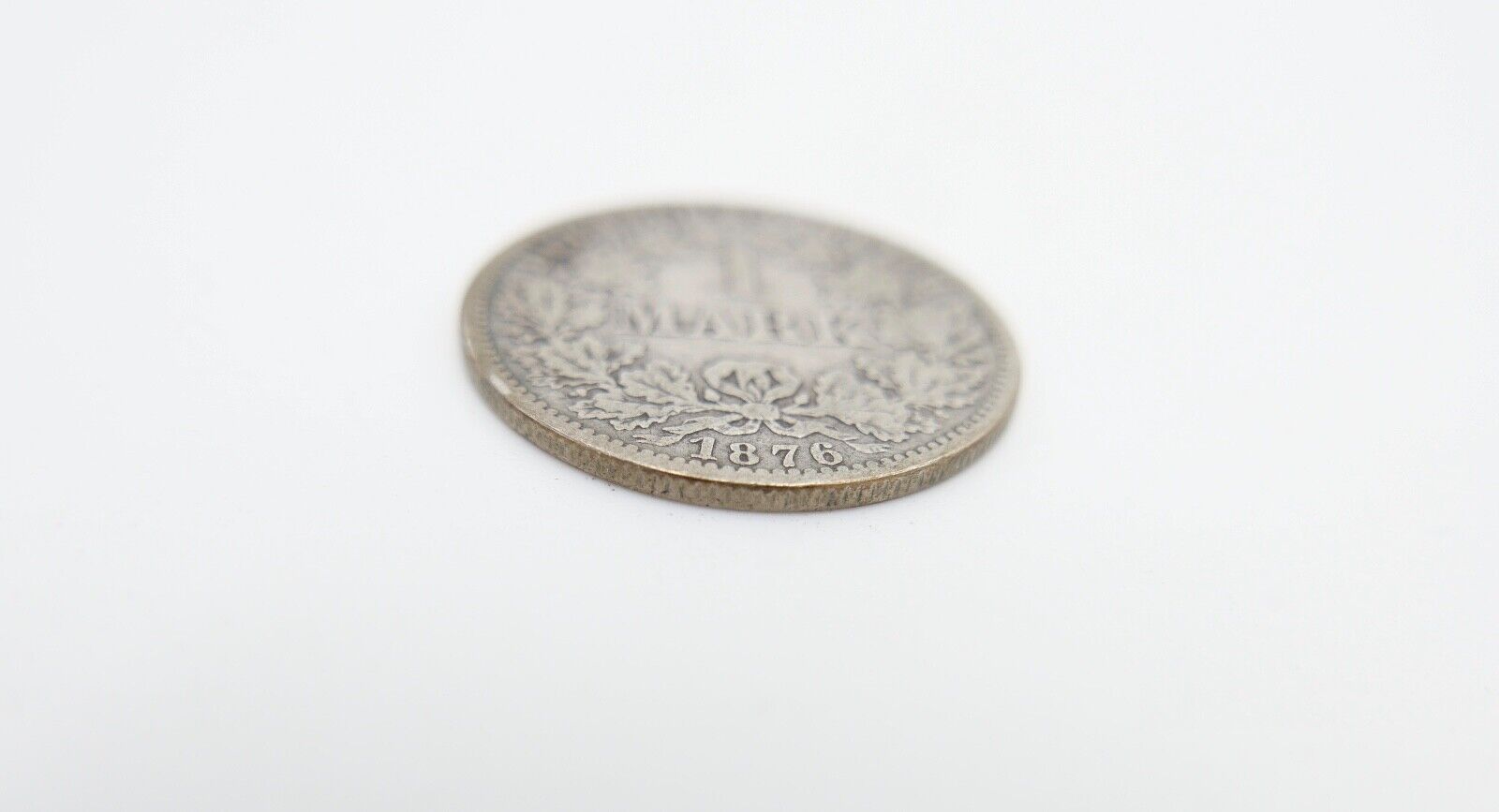 1 Mark Deutsches Reich 1876 A Jäger J.9 ss-vz sehr schön - vorzüglich Silber - Antikhandel-Stuttgart