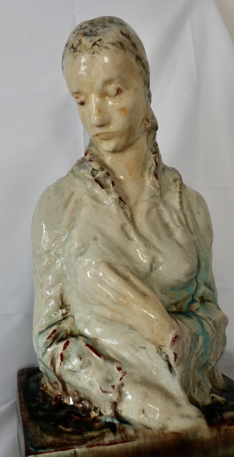 Staatliche Majolika AG Karlsruhe Sinnende 1934-1940 Fritz von Graevenitz 4276 - Antikhandel-Stuttgart