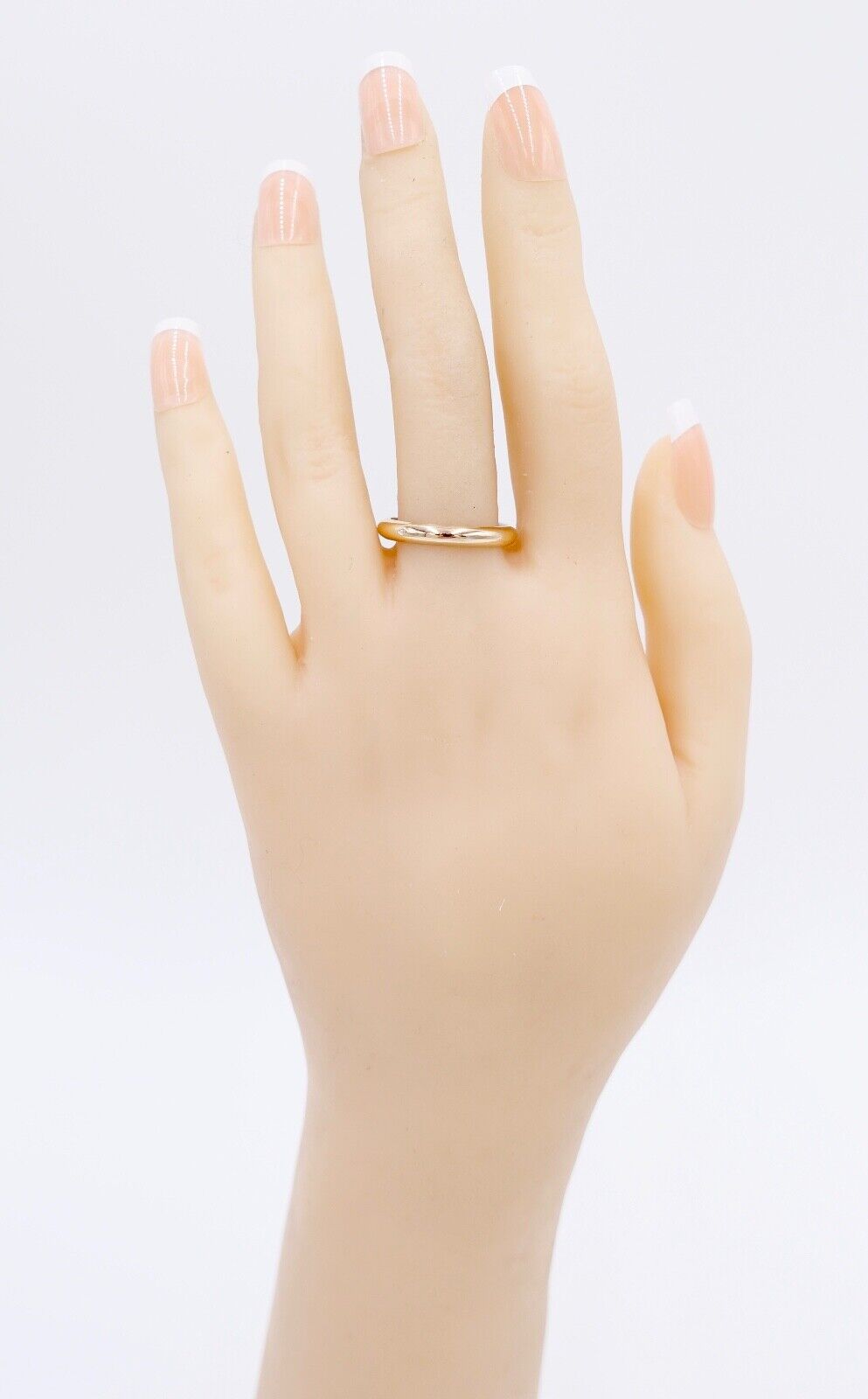 Ehering Verlobungsring Bicolor AeTernitas Gold 750 / 18K & innen Silber Gr. 56 - Antikhandel-Stuttgart