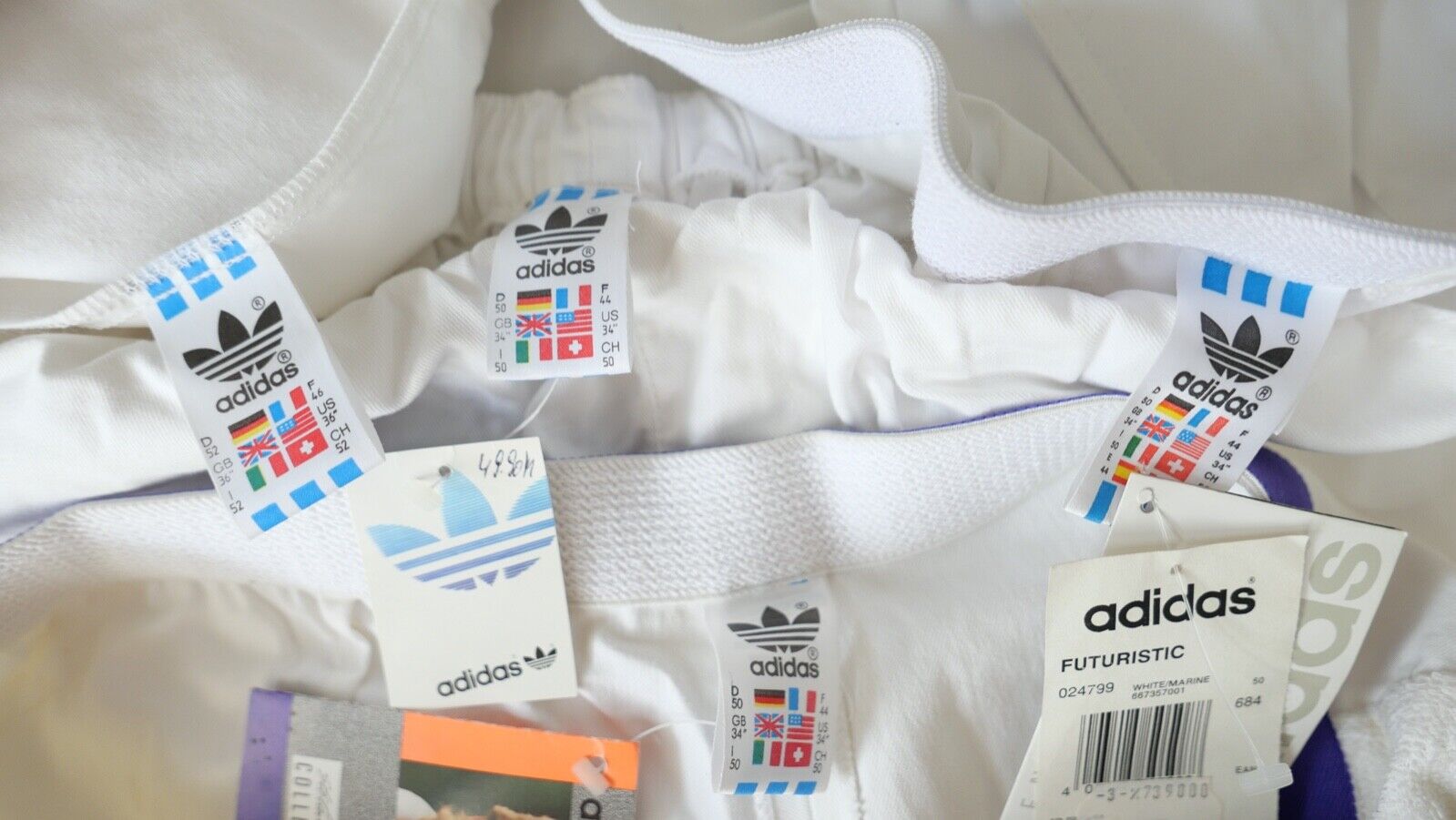 16x Vintage Adidas Tennis Hose Short Shorts Rock Damen 80er90er Jahre NEU Posten - Antikhandel-Stuttgart