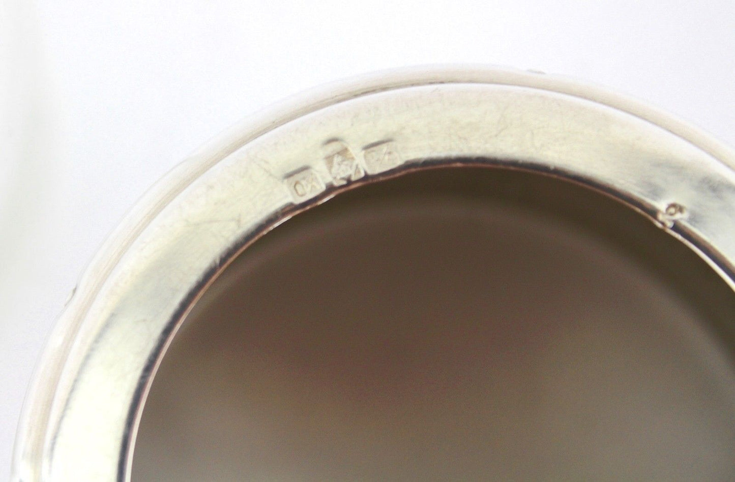 Antiker Jugendstil Teeglashalter mit Glaseinsatz Perlrand WMF um 1900 versilbert - Antikhandel-Stuttgart