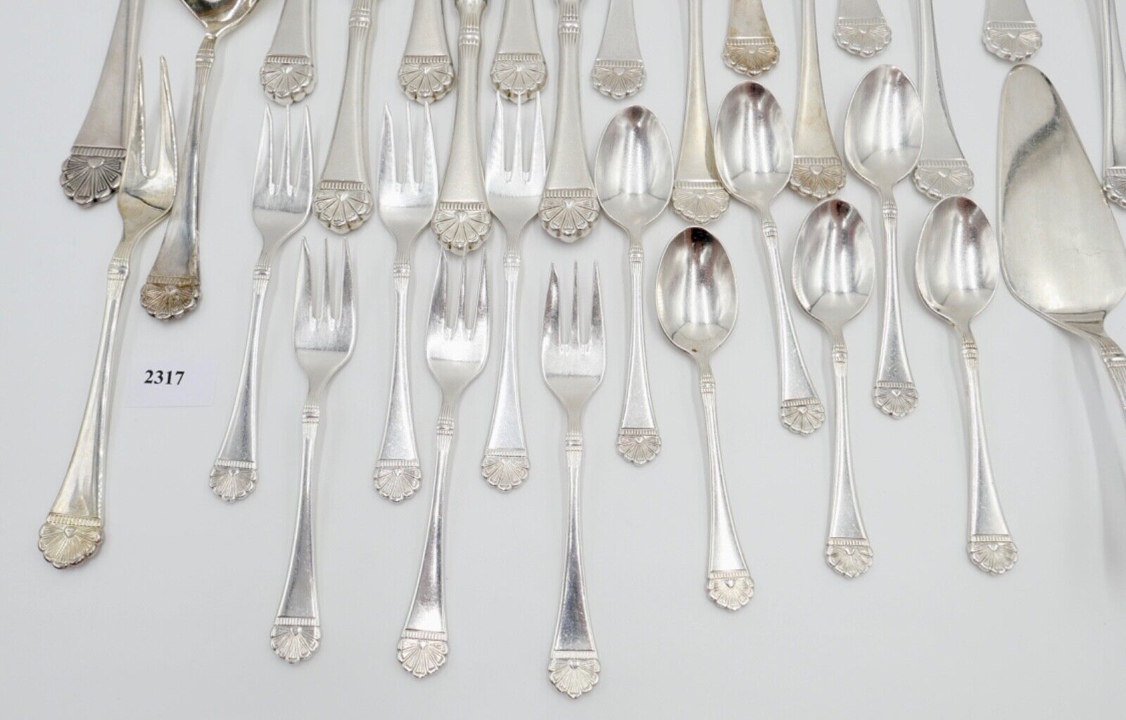 36 Tlg 100 FÜRST FÜROSIL 18/8 Besteck Set Gabel Löffel Messer 100er versilbert - Antikhandel-Stuttgart