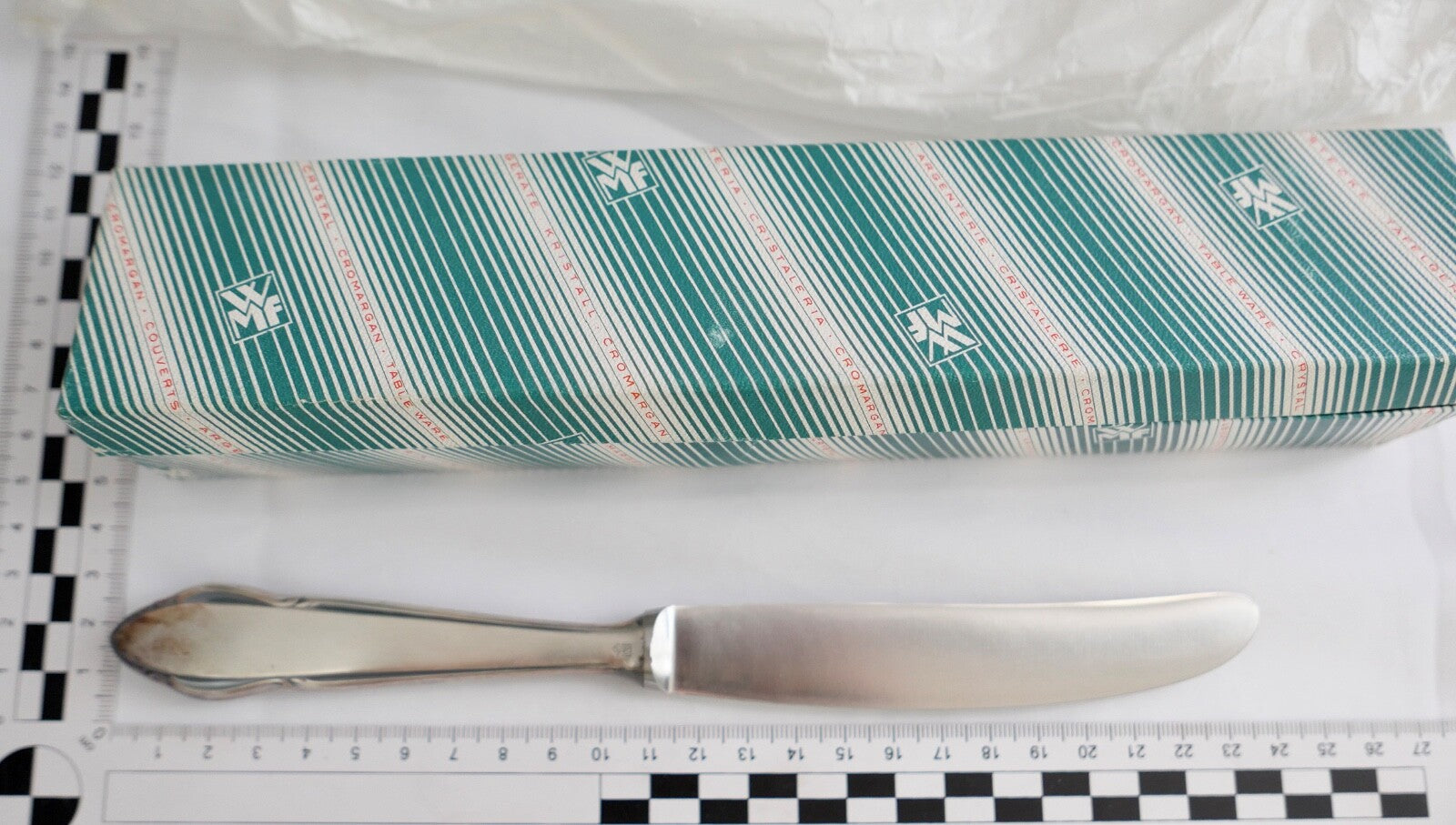 NEU 6 Teile WMF 2900 Messer 90er versilbert 23,4 cm in OVP und UNBENUTZT