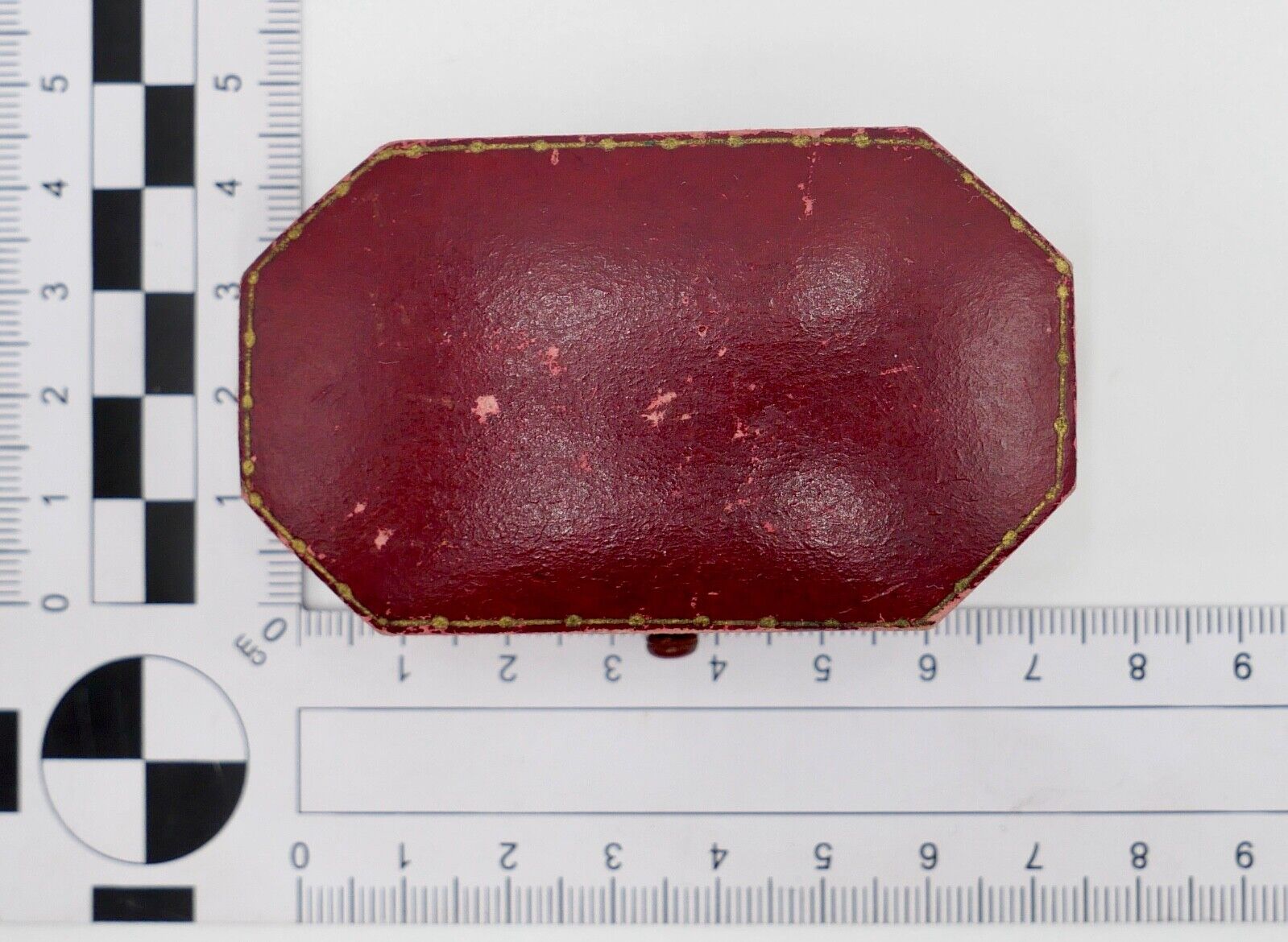 Altes Schmuck Etui / Schatulle Ring Brosche 1910-20er Jahre KARL JOCK Karlsruhe - Antikhandel-Stuttgart