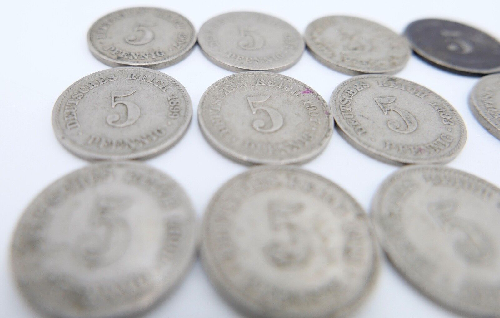 19x 5 Pfennig Kaiserreich 1894-1912 Jäger J. 12 s - vz schön - vorzüglich - Antikhandel-Stuttgart