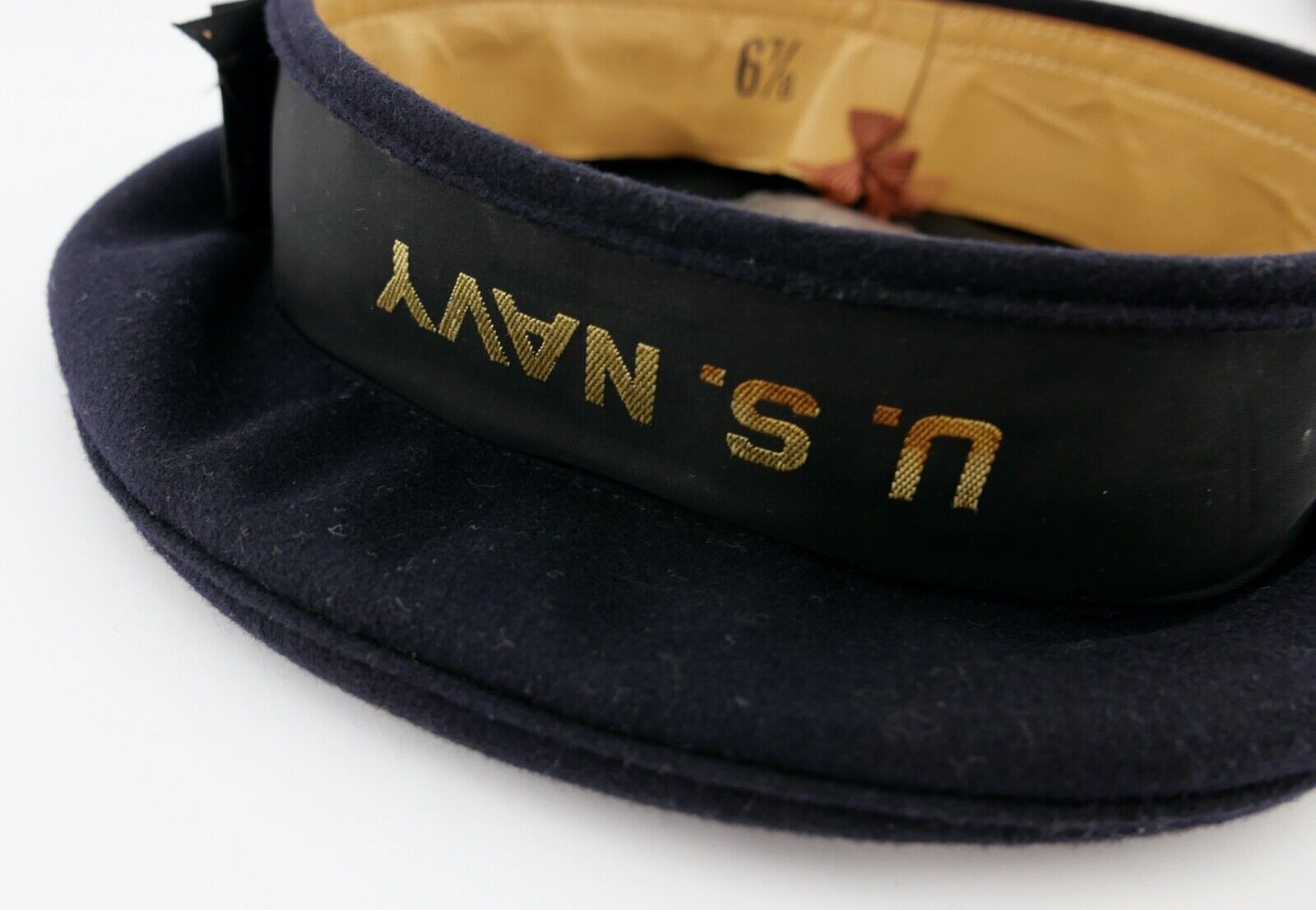 U.S. Navy Beret WW2 WK2 Original Sailors Flat Hat 6 7/8 - Antikhandel-Stuttgart