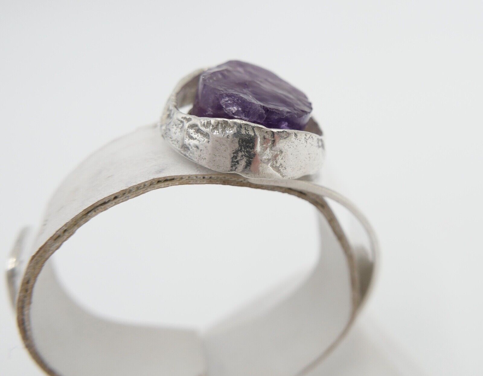 Amethyst 835 Silber Armband Armreif Armspange " PERLI " Guter Zustand RAR - Antikhandel-Stuttgart