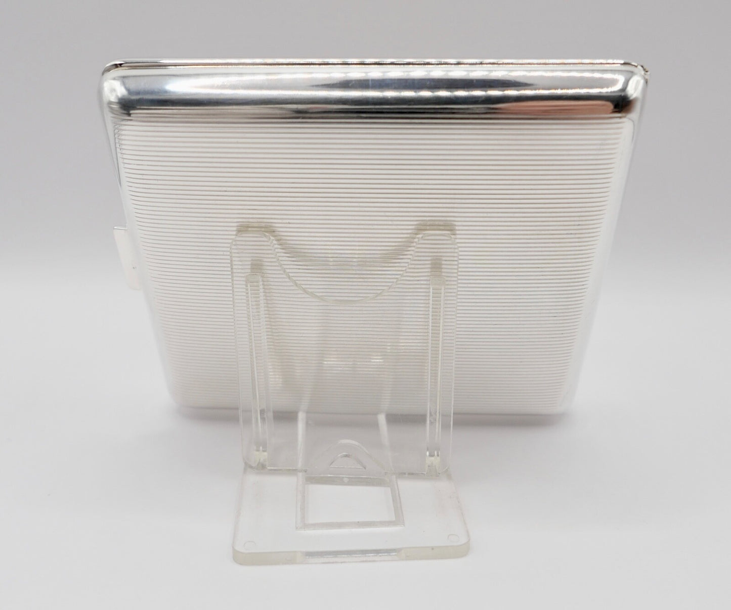 Altes Zigarettenetui 925 Silber Silberetui Gravur Monogramm Initialen M.H.