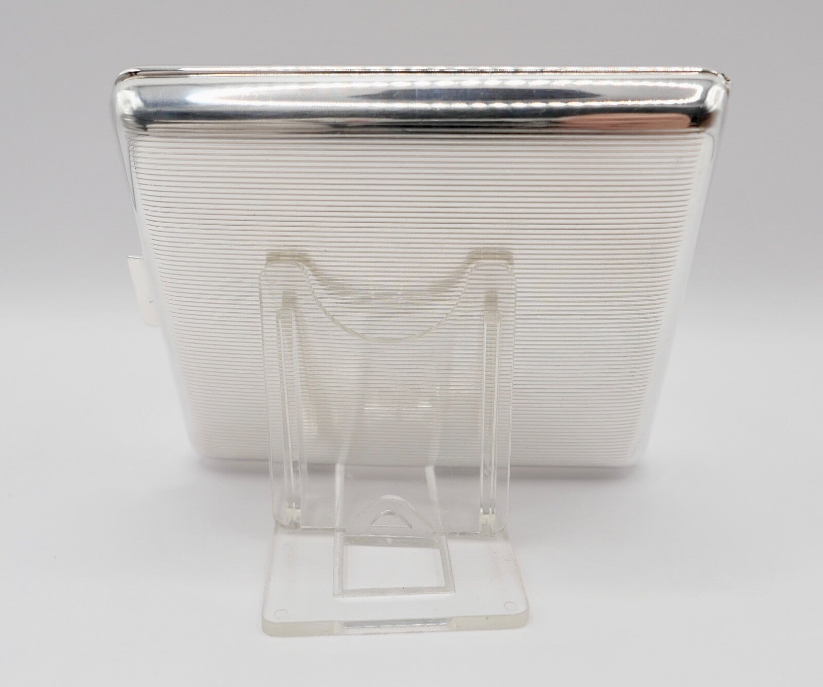 Altes Zigarettenetui 925 Silber Silberetui Gravur Monogramm Initialen M.H.