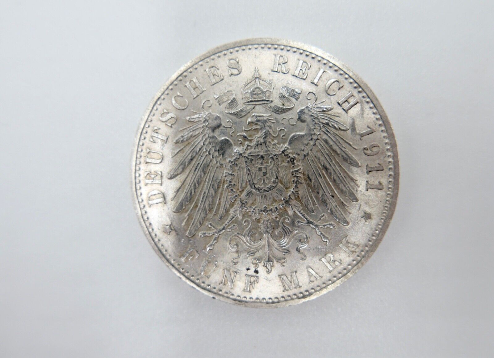 Bayern 5 Mark 1911 D J.50 Jäger Prinzregent Luitpold 90. Geburtstag Silber - Antikhandel-Stuttgart