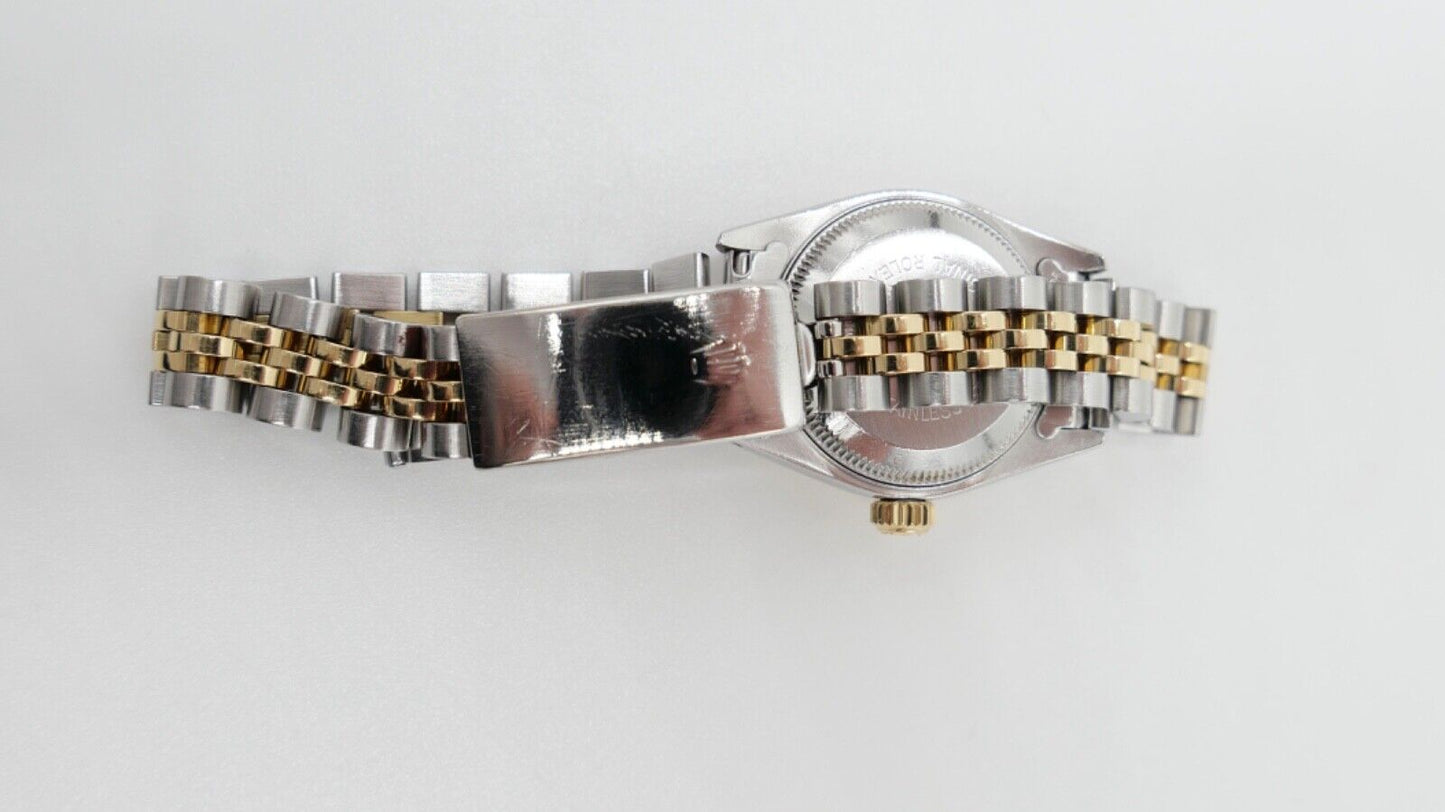 ROLEX Datejust Lady 69173 FULLSET 18K 750 STAHL GOLD Damenuhr 1993 Revision 2025 - Antikhandel-Stuttgart