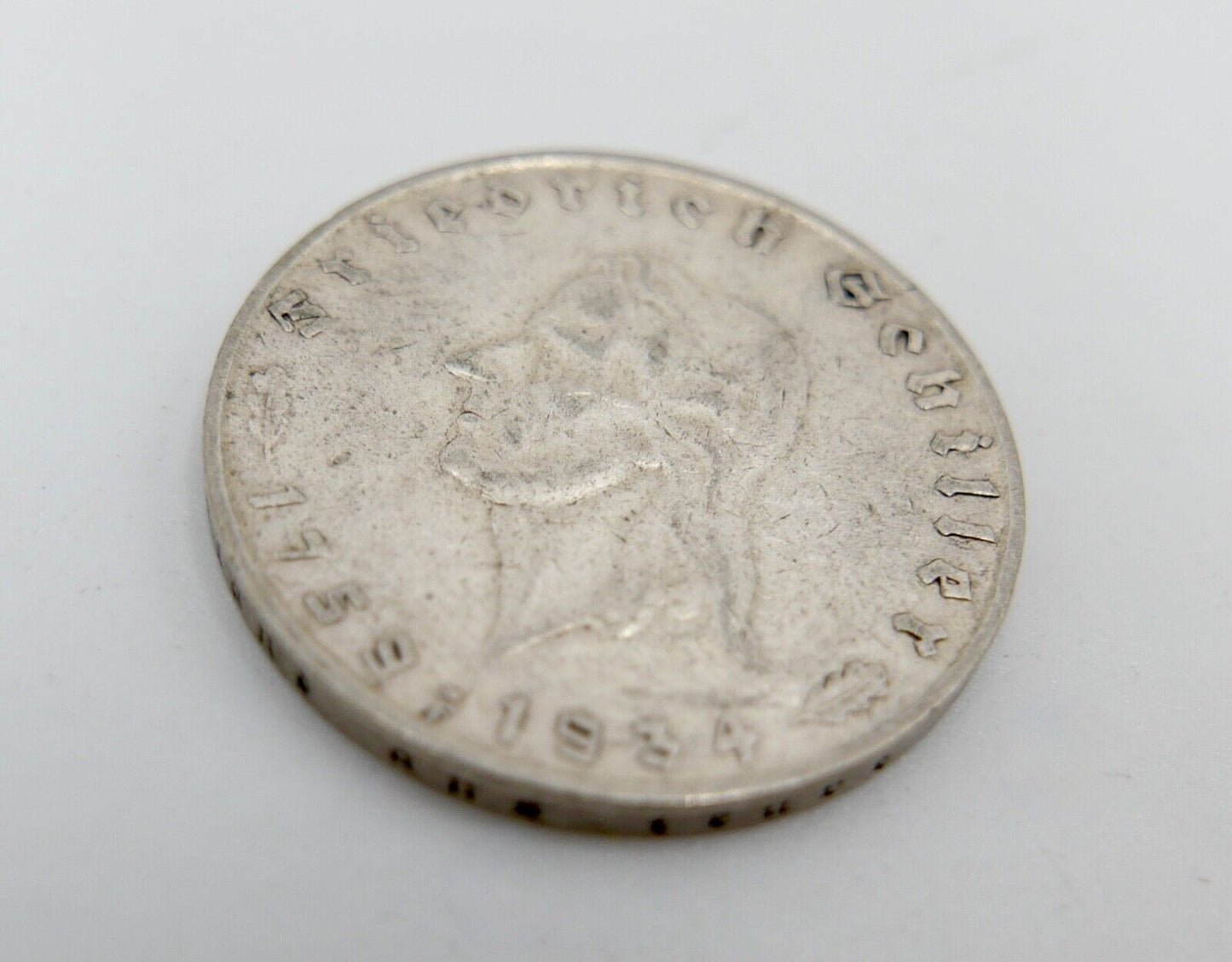 2 Reichsmark DRITTES REICH 175 Geburtstag Friedrich Schiller 1934 F J. Jäger 358 - Antikhandel-Stuttgart