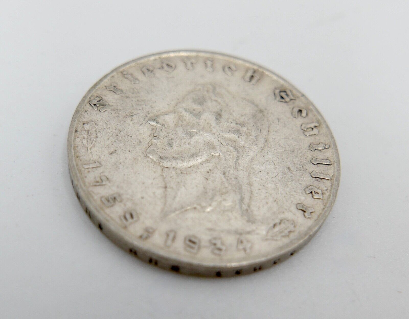 2 Reichsmark DRITTES REICH 175 Geburtstag Friedrich Schiller 1934 F J. Jäger 358 - Antikhandel-Stuttgart