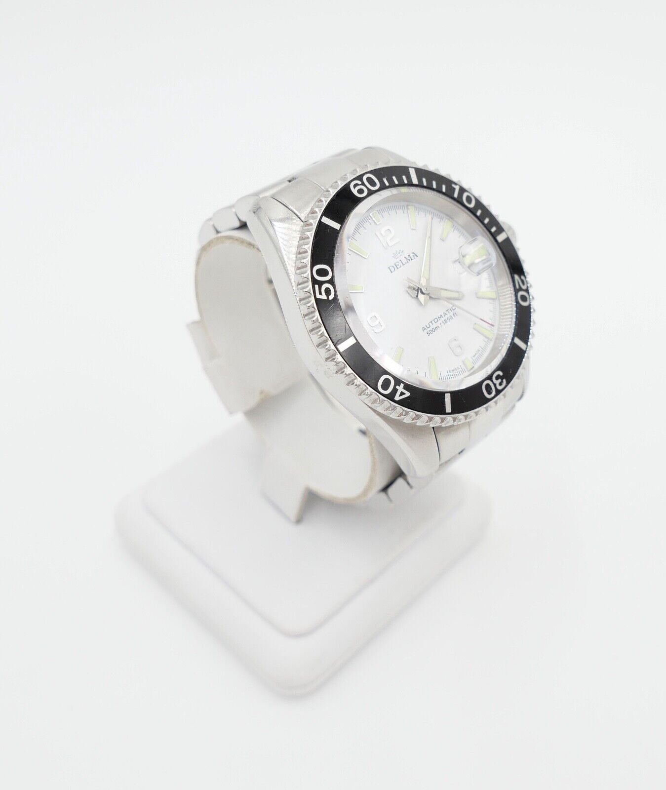 DELMA Santiago Automatik Ref. 41701.560.6.014 Edelstahl Herrenuhr Ø 42 mm - Antikhandel-Stuttgart