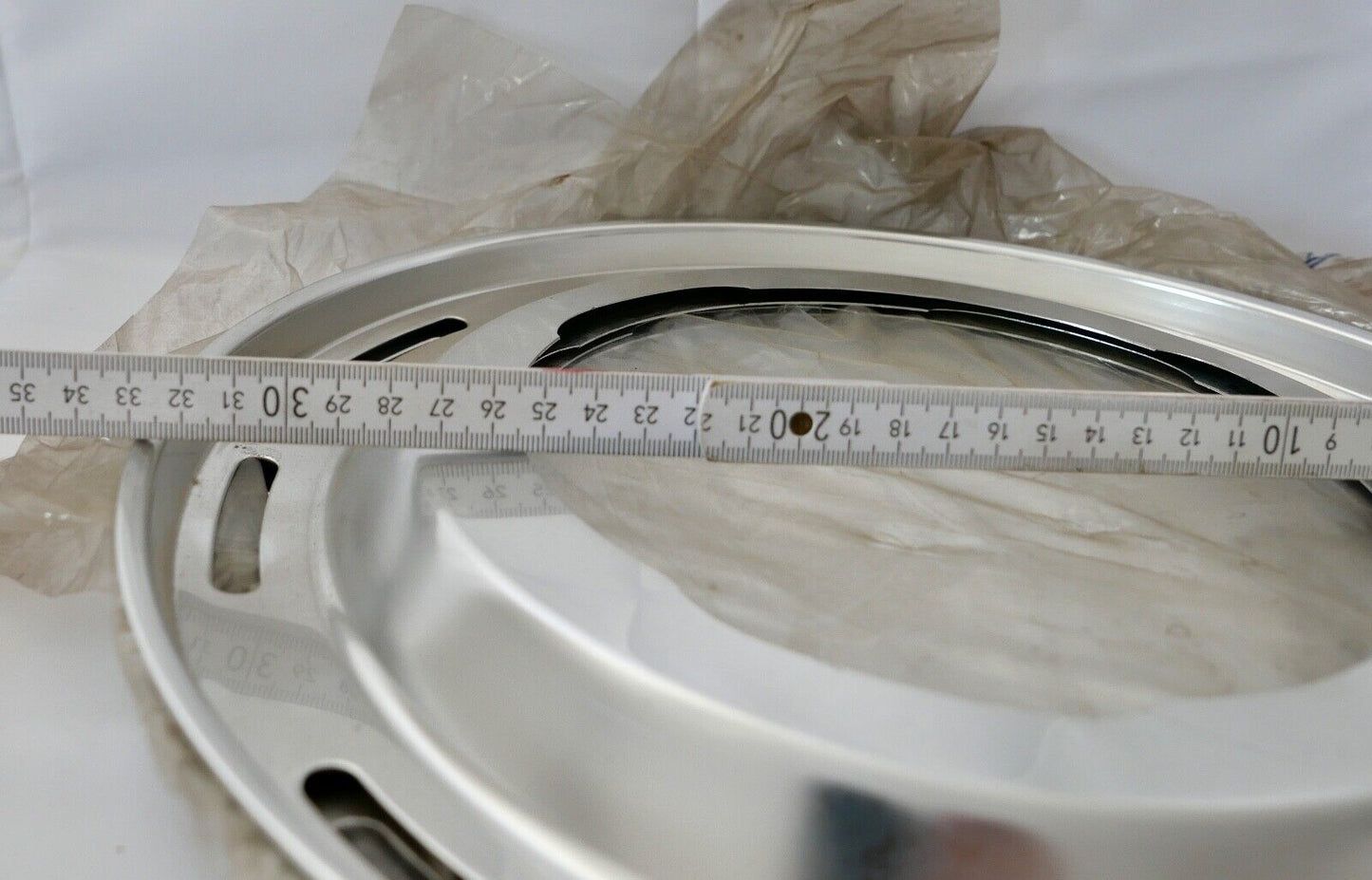 1 Satz DAF Blendenringe Radblenden NEU wheel covers Chrom Radkappen oldtimer - Antikhandel-Stuttgart