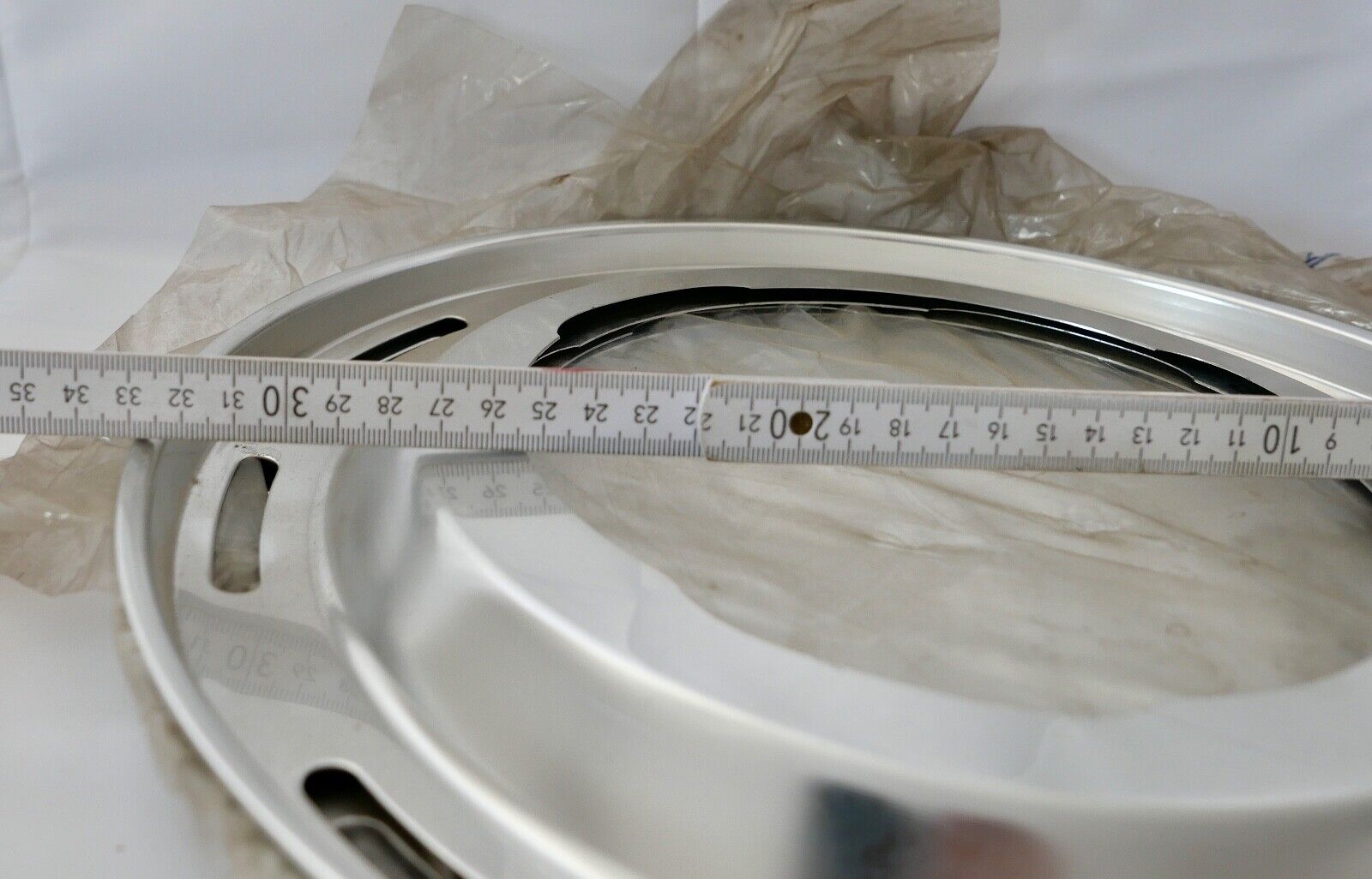 1 Satz DAF Blendenringe Radblenden NEU wheel covers Chrom Radkappen oldtimer - Antikhandel-Stuttgart