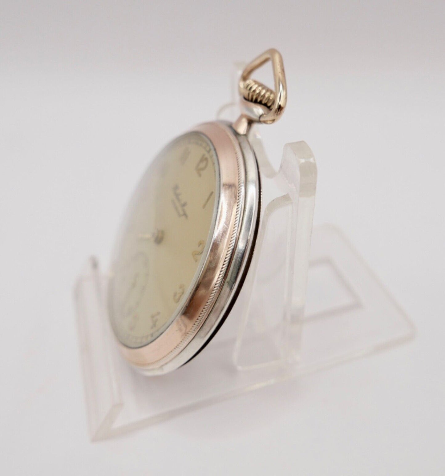 HERBERT MAYER Augsburg Open Face 800 Silber Taschenuhr RW Robert Winter 50mm - Antikhandel-Stuttgart