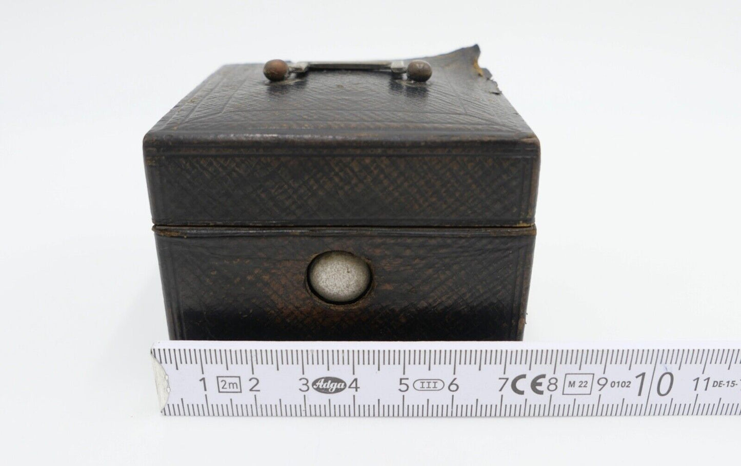 30er 40er Jahre Reise Tintenfass Glas Schreibtischgarnitur - Antikhandel-Stuttgart