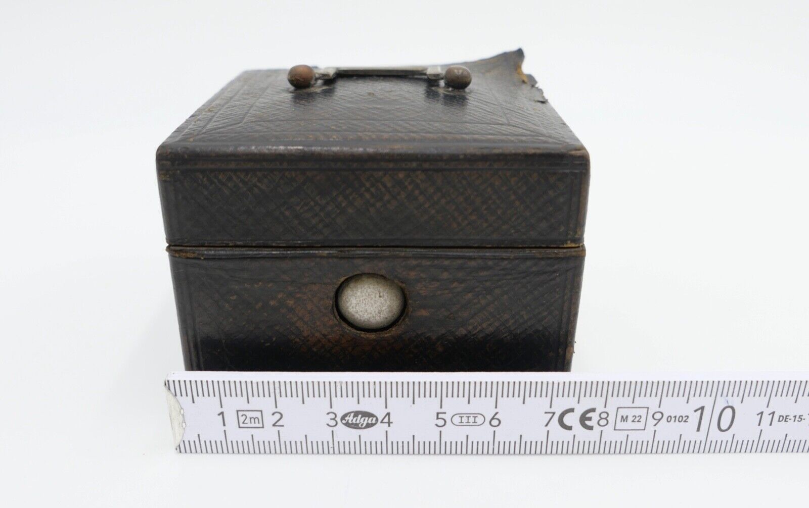 30er 40er Jahre Reise Tintenfass Glas Schreibtischgarnitur - Antikhandel-Stuttgart