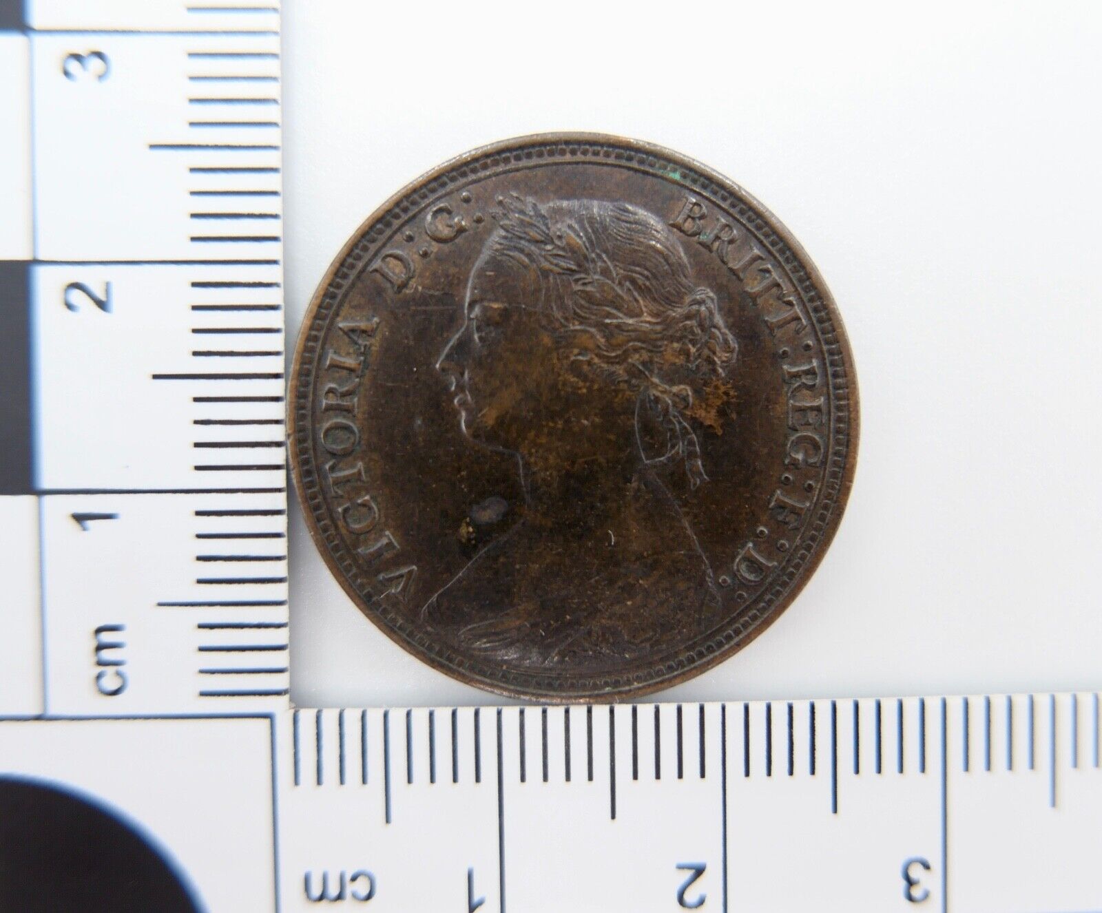 Münze 1880 Half Penny Victoria halfpenny ss-vz - Antikhandel-Stuttgart