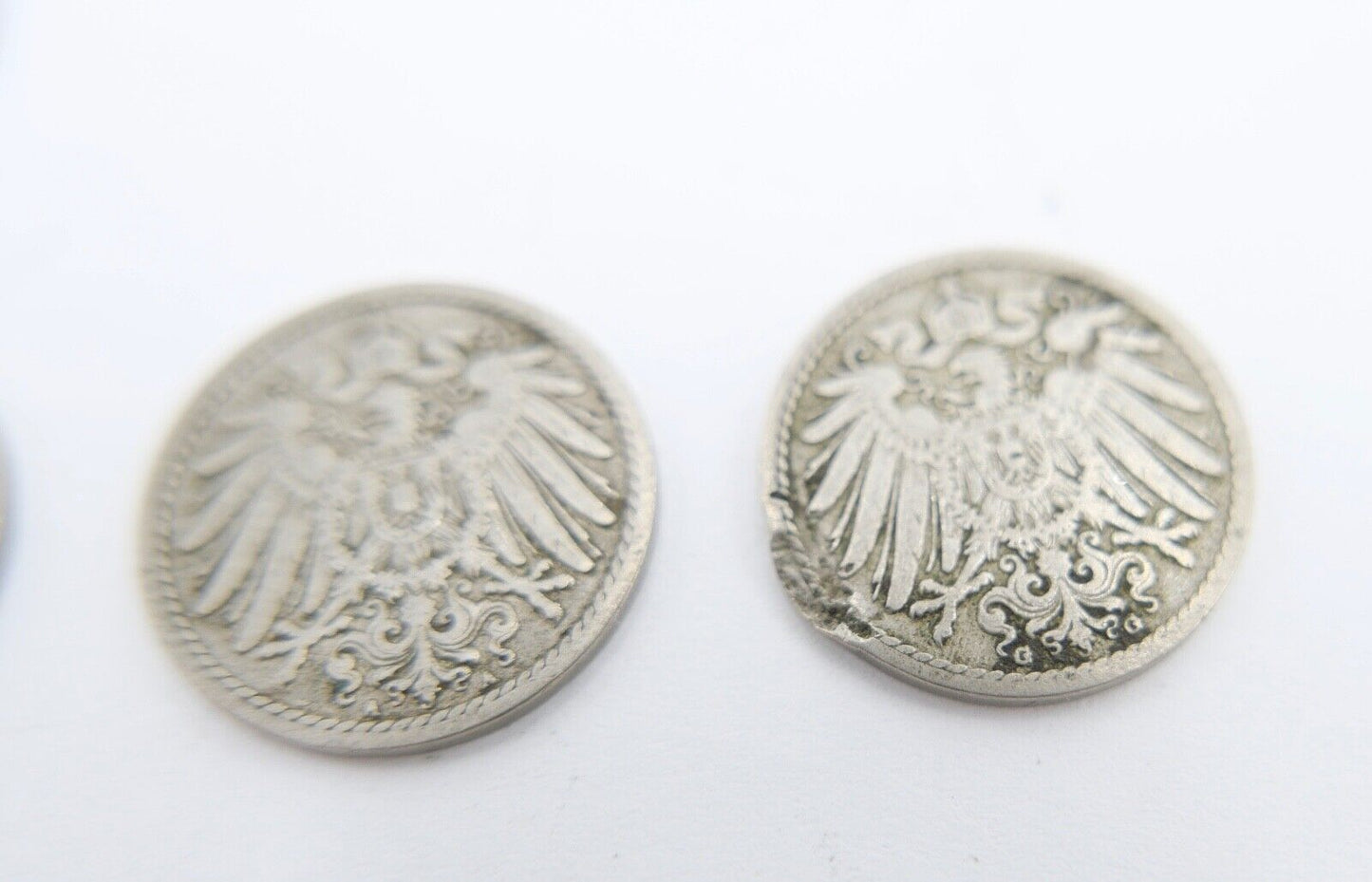 33x 5 Pfennig 1890 - 1905 A D E F G J großer Adler Jäger J.12 ss - stg - Antikhandel-Stuttgart