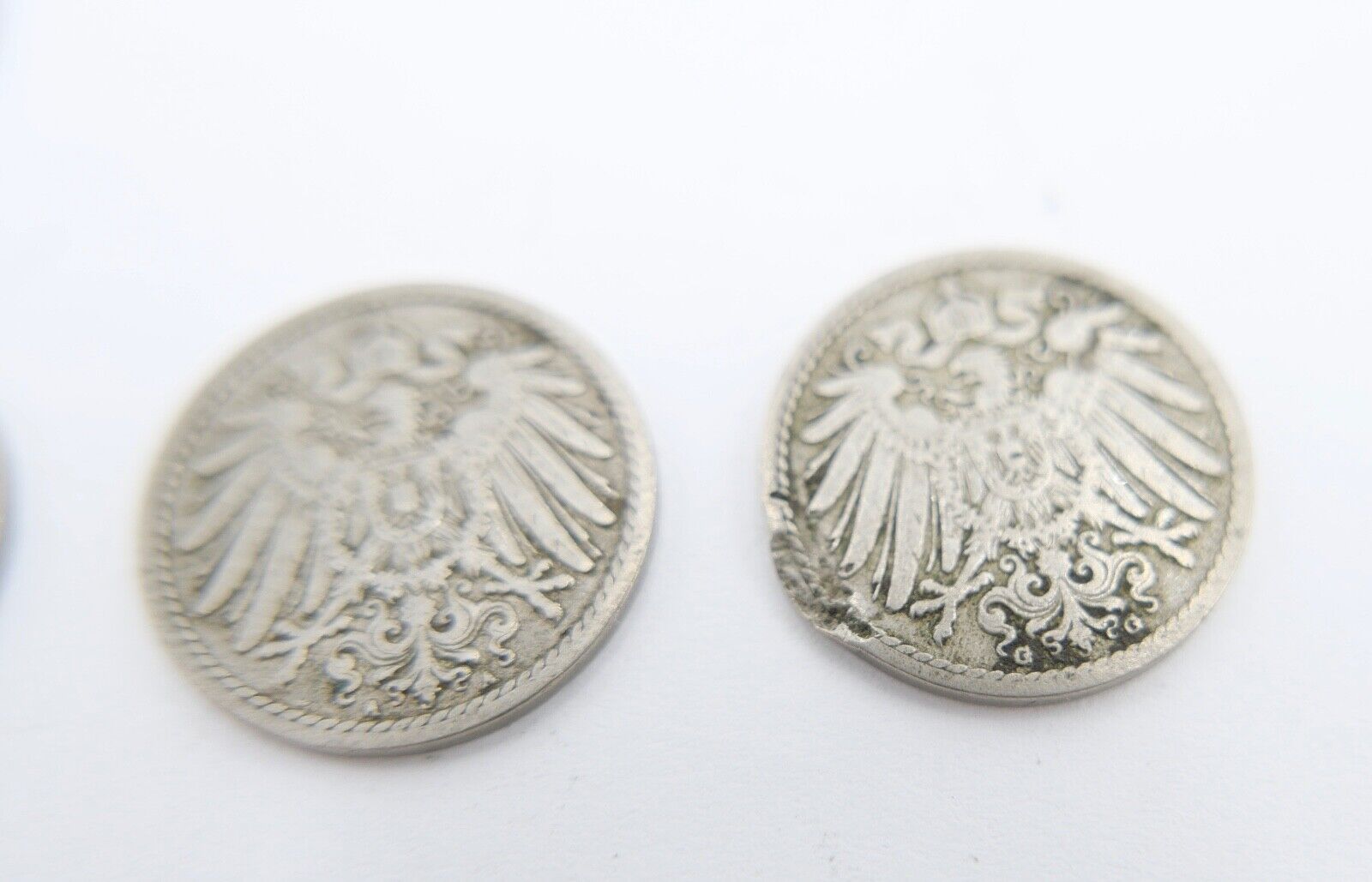 33x 5 Pfennig 1890 - 1905 A D E F G J großer Adler Jäger J.12 ss - stg - Antikhandel-Stuttgart
