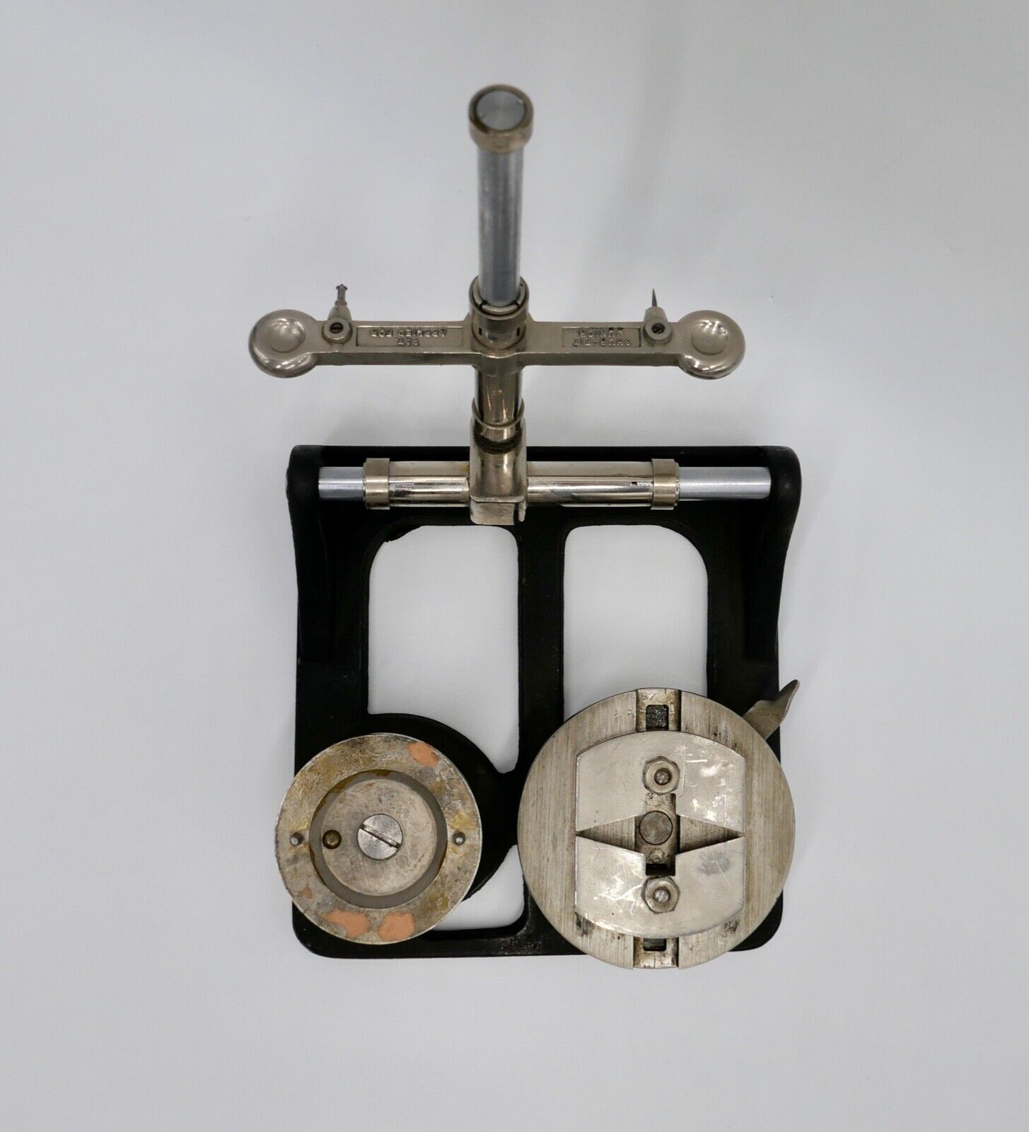 um 1920 SHUR-FIT JUNIOR ZELLULOID UHRENKRISTALL SCHNEID- UND ANPASSMASCHINE - Antikhandel-Stuttgart