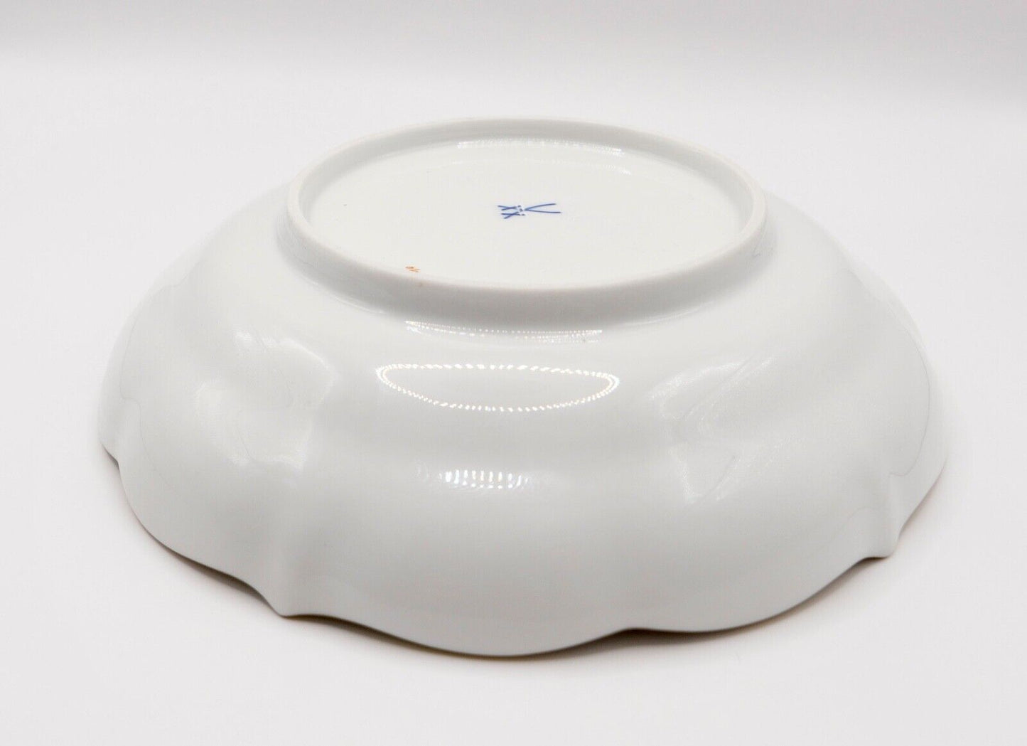 Meissen Schale " Blumenbemalung " mit Goldrand Ø 18cm - Antikhandel-Stuttgart