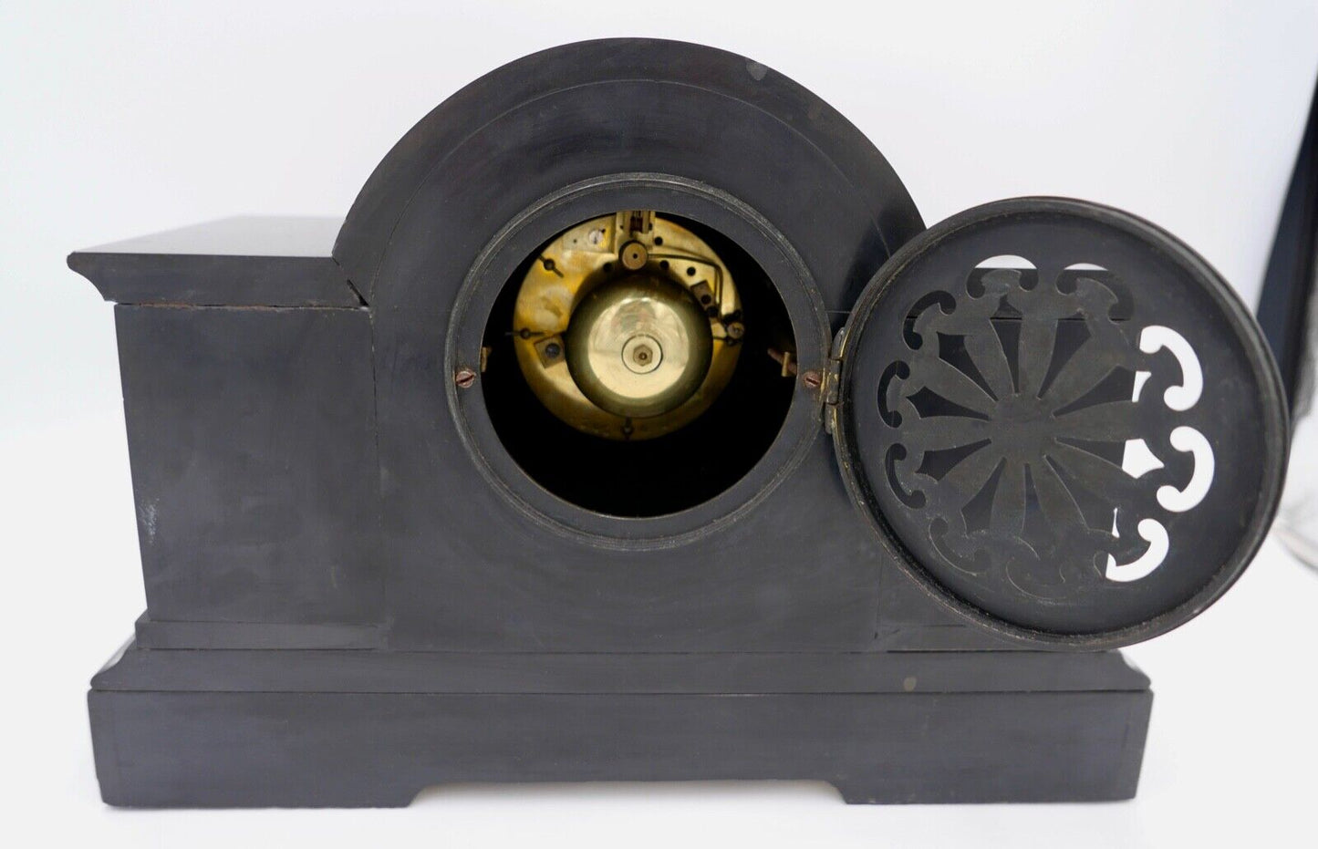 um 1870 antike alte französische Kaminuhr Médaille d'argent Georges Mégnin gold - Antikhandel-Stuttgart