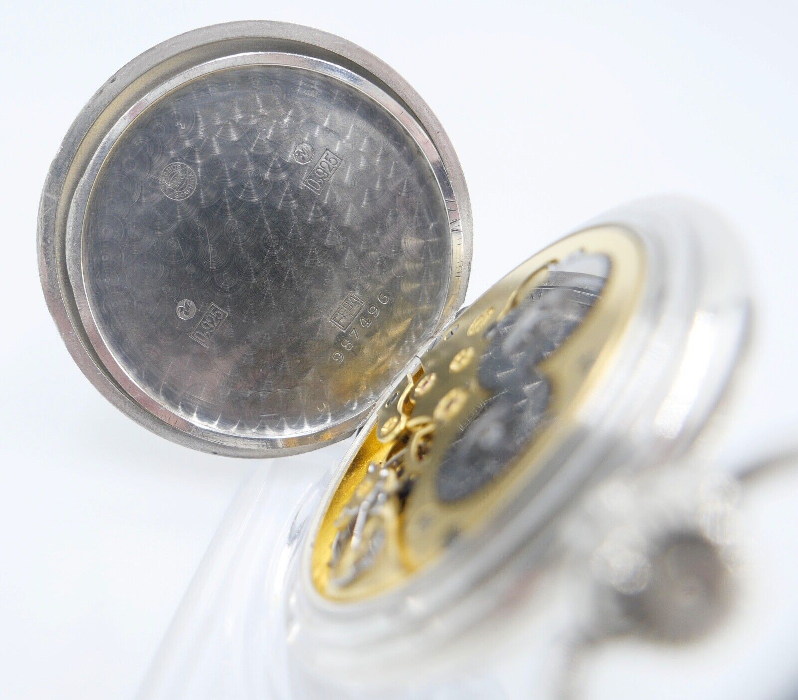 IWC Schaffhausen Taschenuhr Ø 51 mm Silber 925 52-19 H5 Probes Scafusia aus 1925 - Antikhandel-Stuttgart