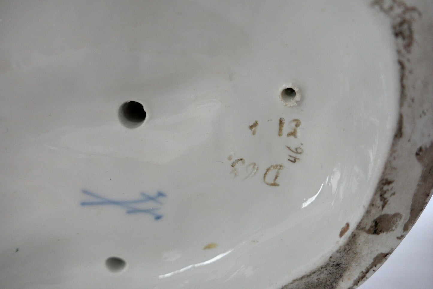 1830 Meissen Figurengruppe 1. Wahl Bacchus & Diana D63 51 46 Zertifikat 24cm - Antikhandel-Stuttgart