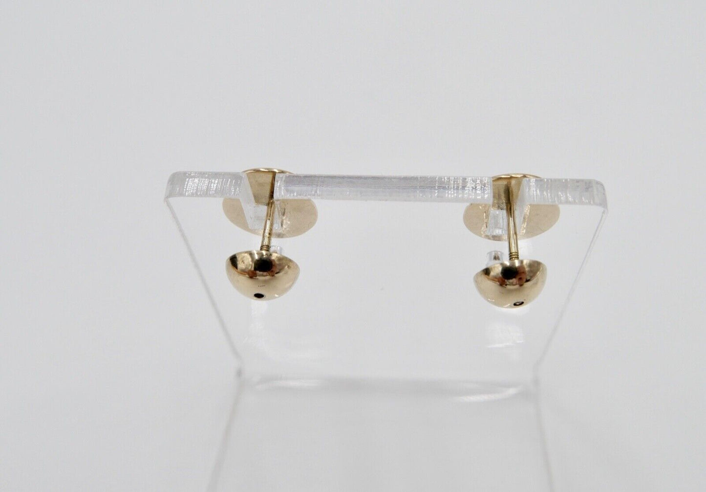 Antike SCHÄFER Herren Ohrstecker Gelbgold 585 14K um 1900 Fohlen Pferde Motiv - Antikhandel-Stuttgart