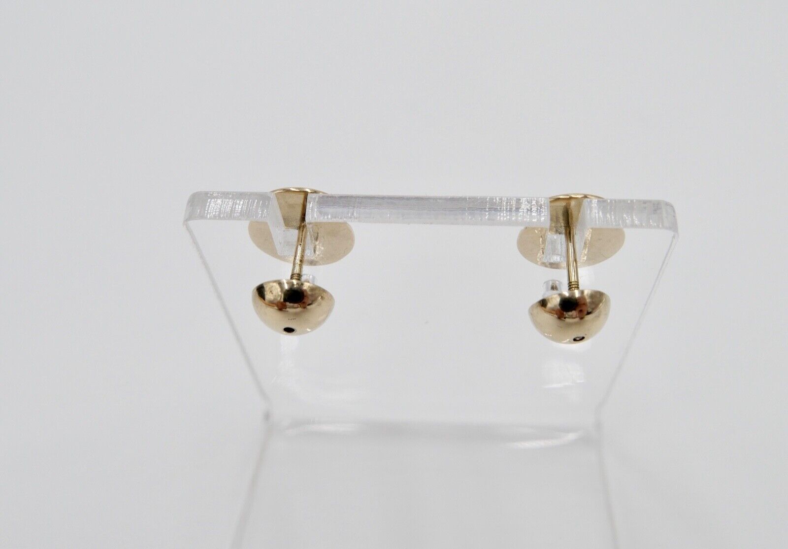 Antike SCHÄFER Herren Ohrstecker Gelbgold 585 14K um 1900 Fohlen Pferde Motiv - Antikhandel-Stuttgart