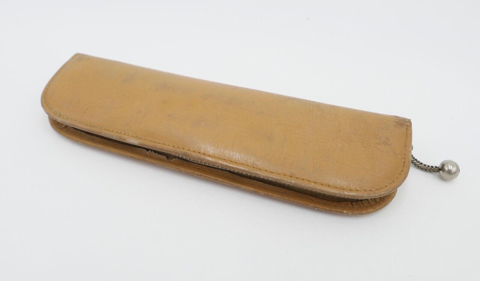 vintage MONTBLANC Leder Etui innen rot für 2 Kugelschreiber / Stifte - Antikhandel-Stuttgart