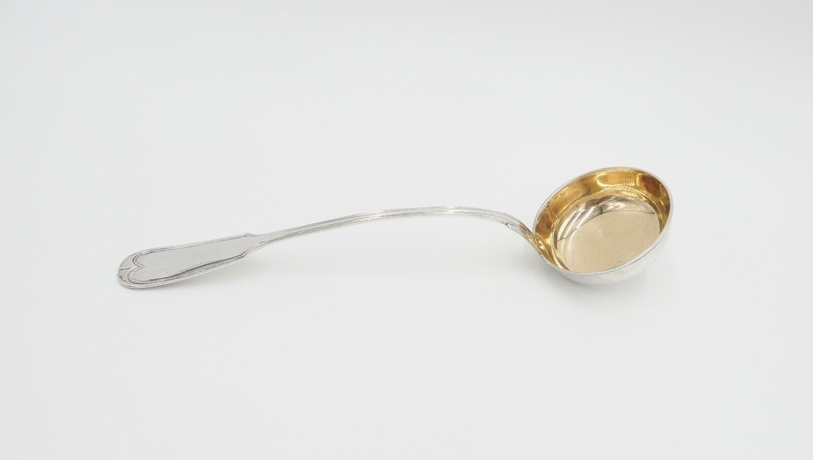 KKS Karl Kaltenbach & Söhne Auerhahn Suppenschöpfer 800 Silber vergoldet - Antikhandel-Stuttgart