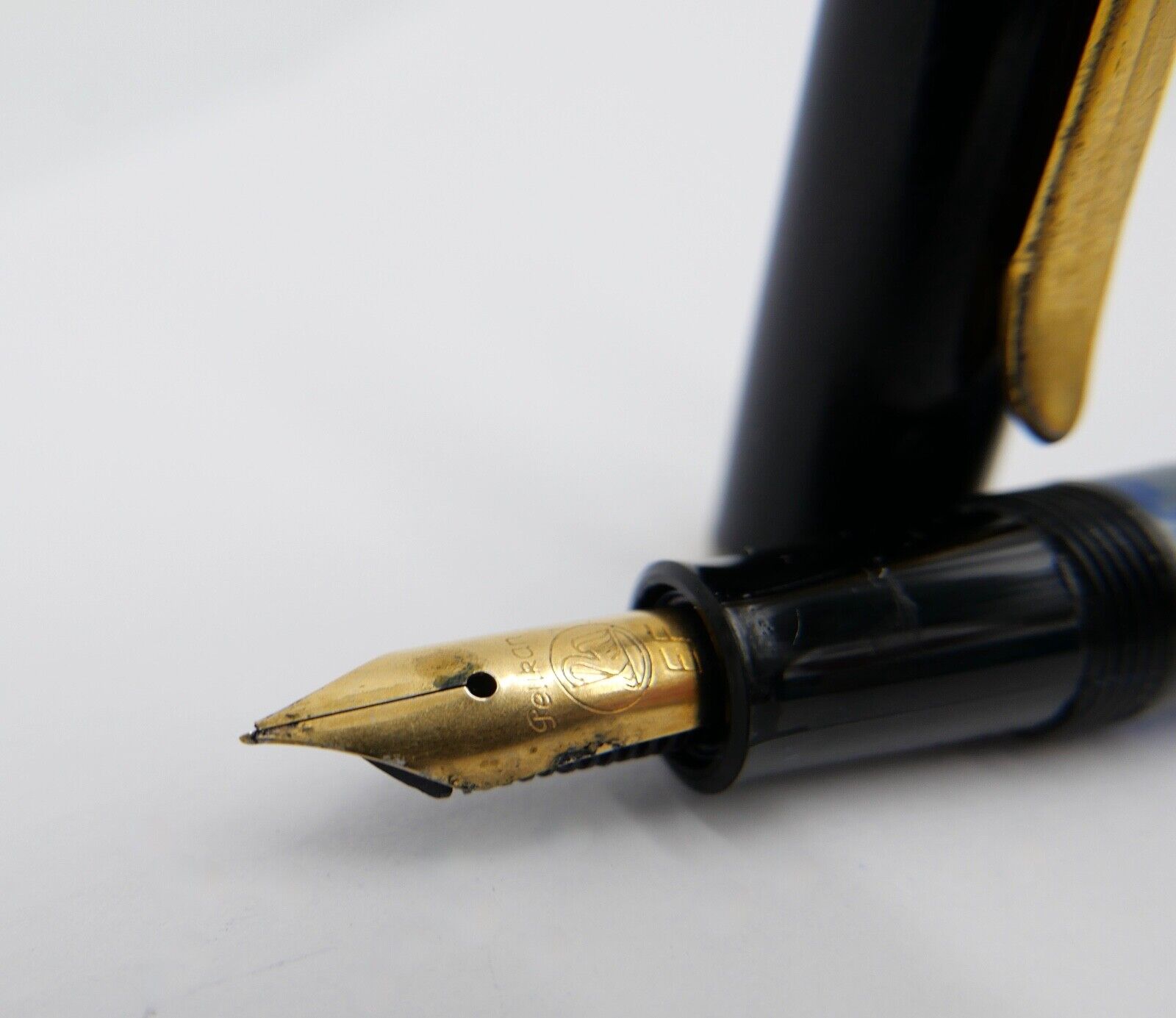 Set PELIKAN Kugelschreiber Kolbenfüller Füller Füllfederhalter Feder OM EF - Antikhandel-Stuttgart