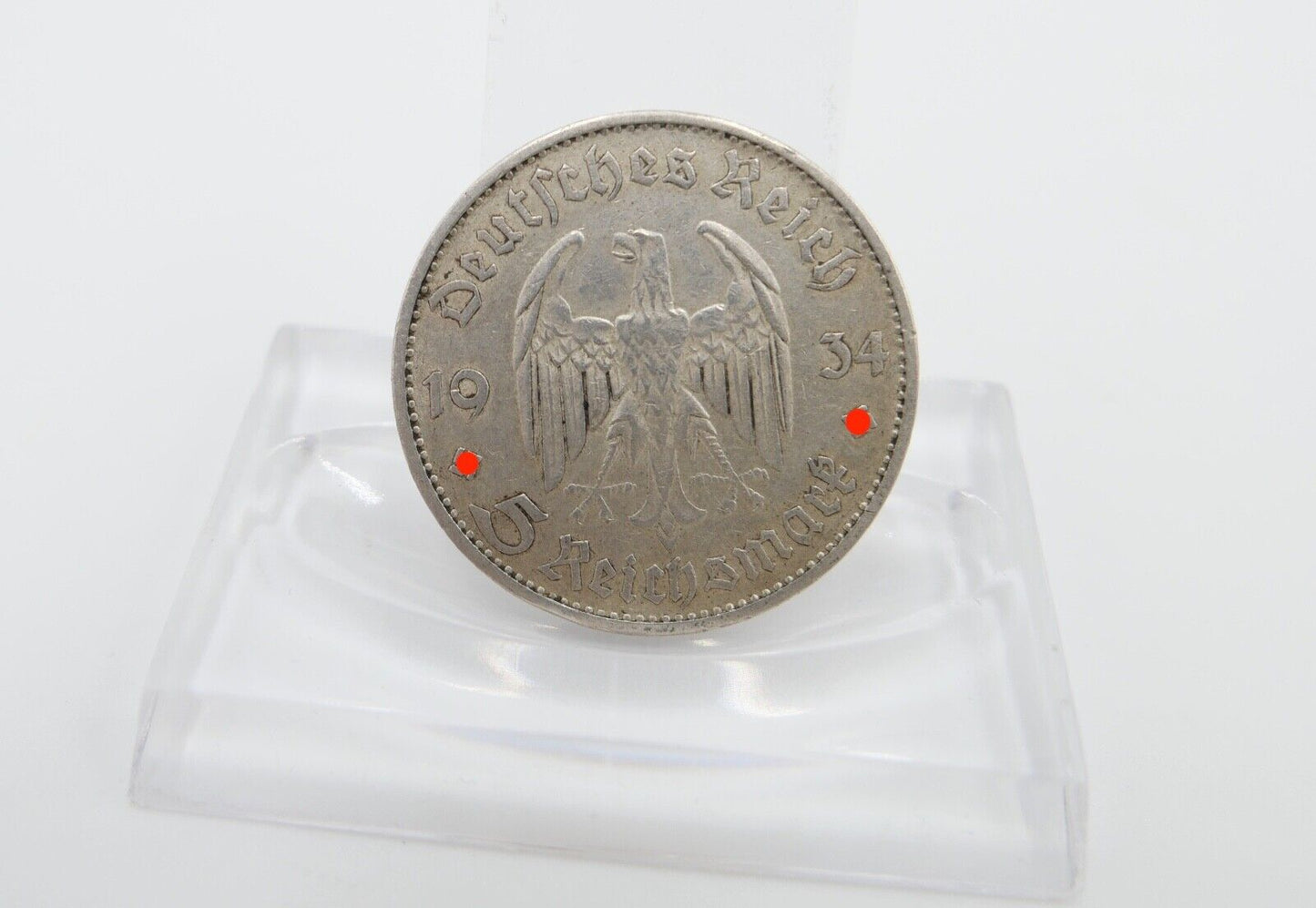 5 Reichsmark 1933 D Jäger J.356 Garnisonskirche mit Datum - Antikhandel-Stuttgart
