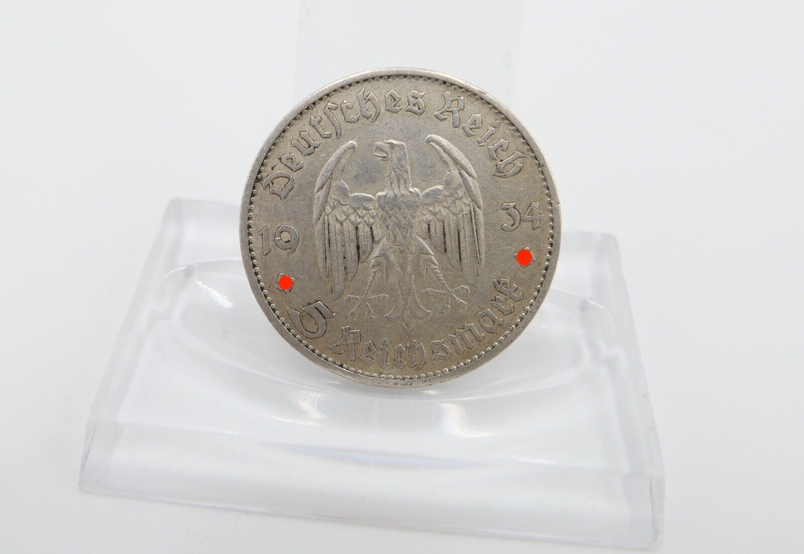 5 Reichsmark 1933 D Jäger J.356 Garnisonskirche mit Datum - Antikhandel-Stuttgart