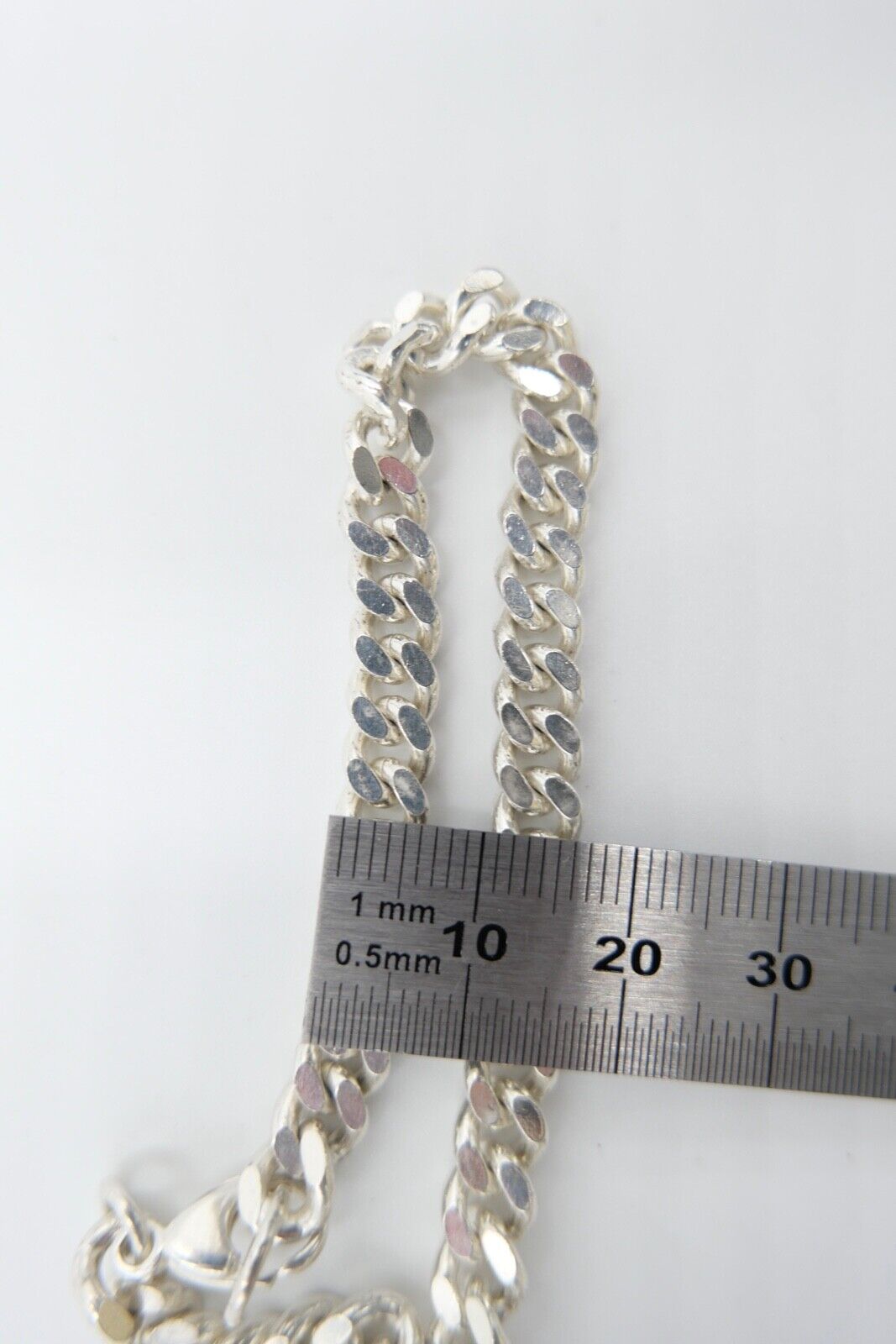 80er Massive Herren Panzerkette CMS 835 Silber Kette 51 cm 49,8 Gr Silver - Antikhandel-Stuttgart