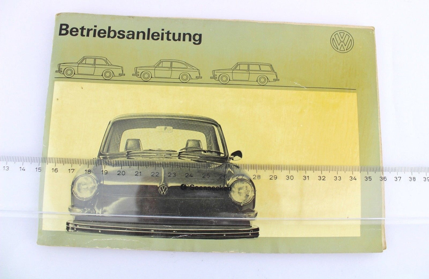 VW 1600 BETRIEBSANLEITUNG Ausgabe August 1971 Typ 3 Handbuch Volkswagen - Antikhandel-Stuttgart