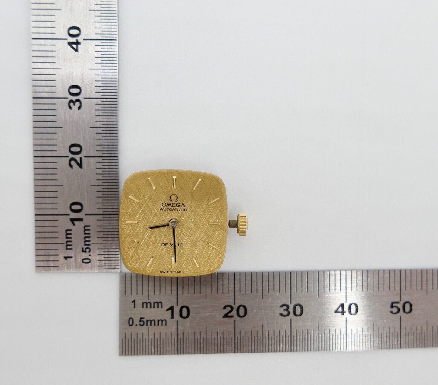 LÄUFT Omega De Ville Cal. 661 Uhrwerk Krone Zifferblatt Zeiger Automatic - Antikhandel-Stuttgart