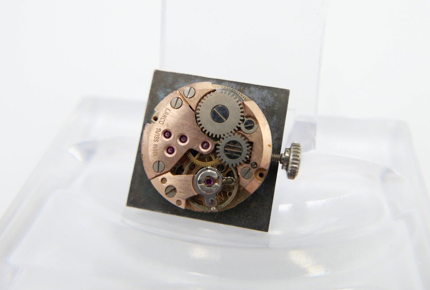 vintage 1960er Jahre LANCO 1575 Damenuhr Cal. 6630 Edelstahl mit neuem Lederband - Antikhandel-Stuttgart