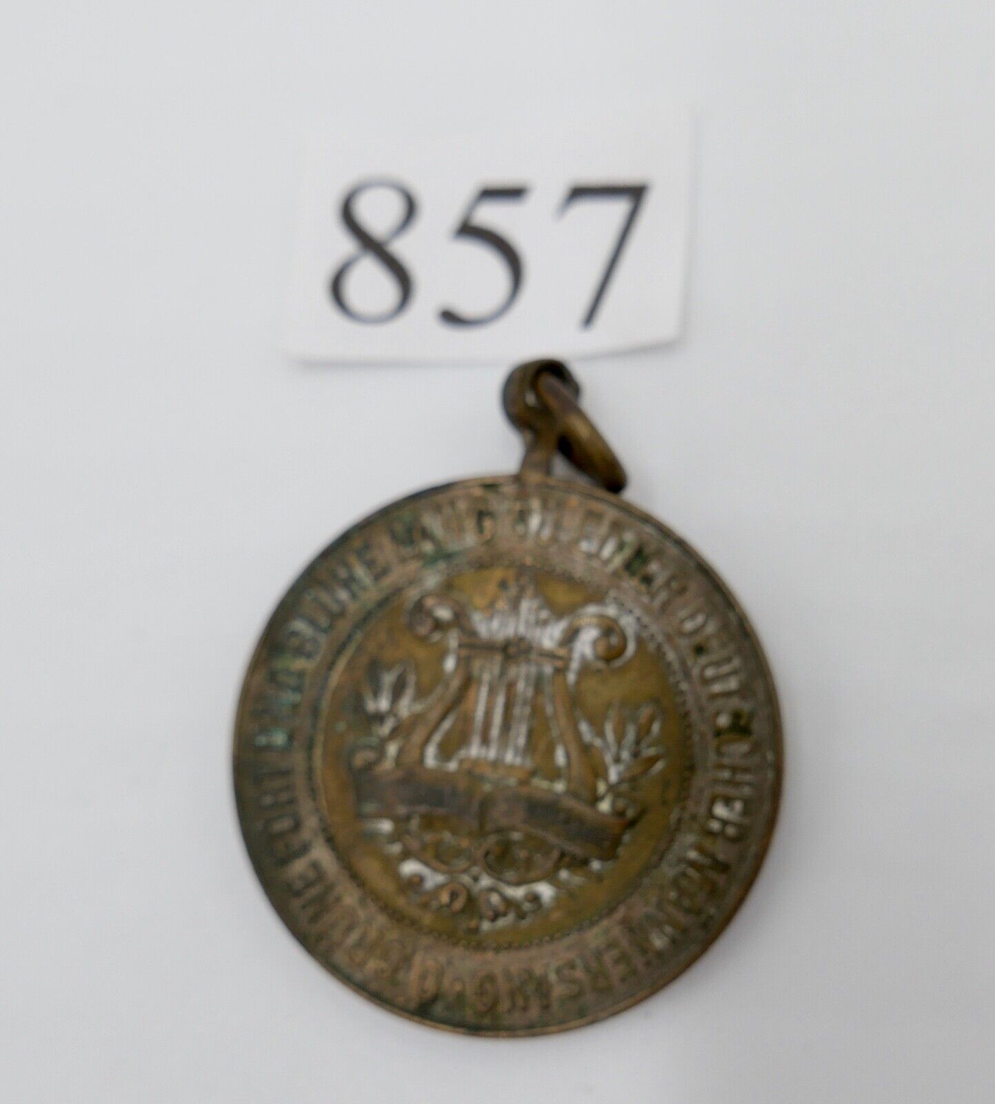 Medaille 5. Badischer Sängerbund Fest 1890 Karlsruhe in Bronze Baden - Antikhandel-Stuttgart