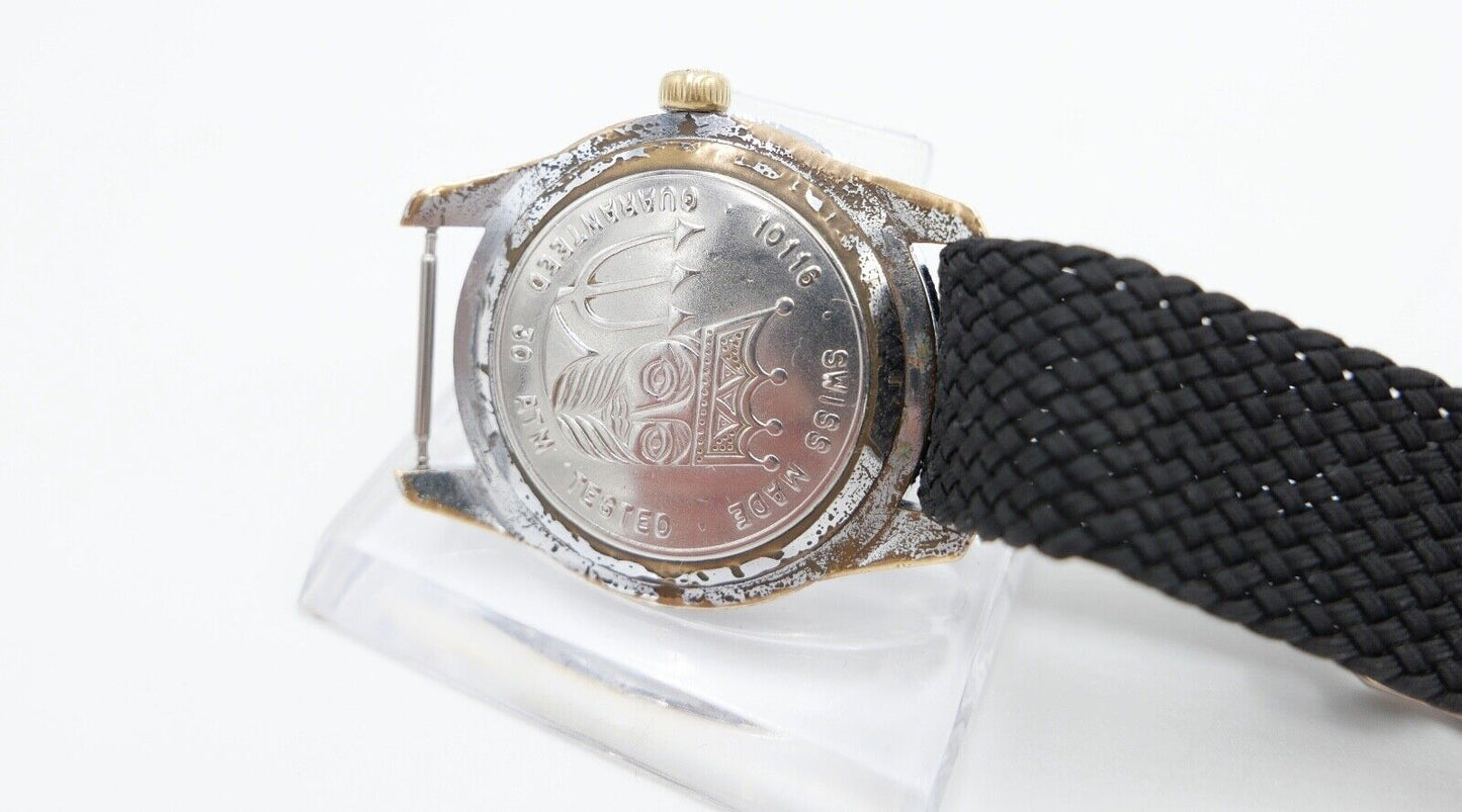 RAR 60er BULER Beryllium Balance Jemaflex DIVER Taucher Ø 36 mm neues Armband - Antikhandel-Stuttgart