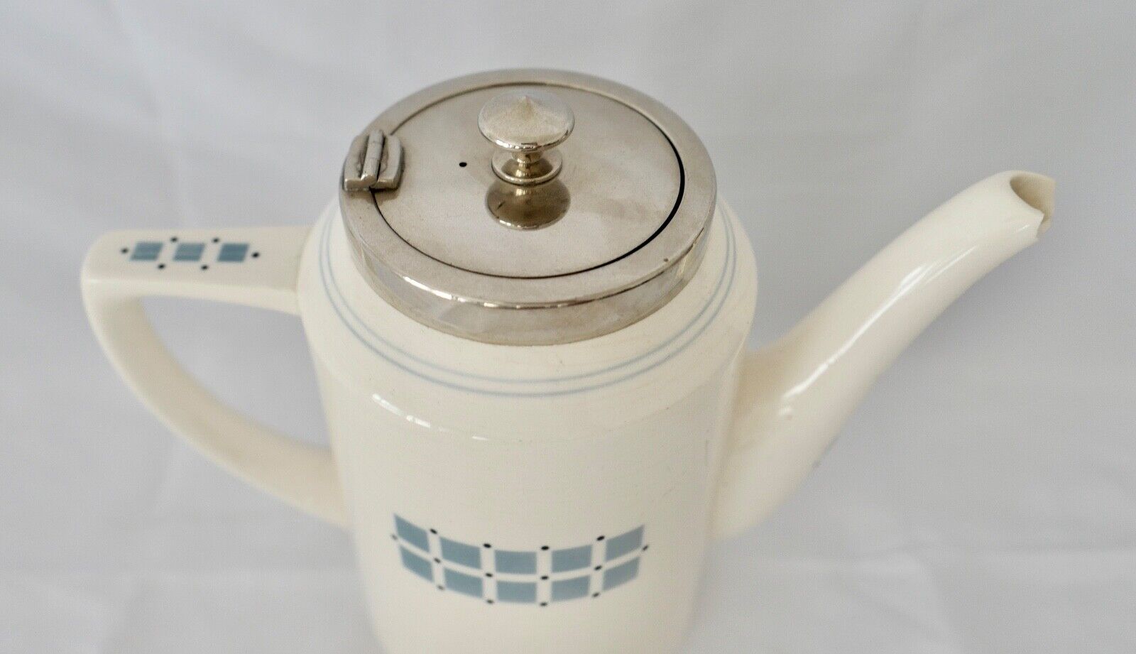 Jugendstil WMF Tee Kaffee Kanne Dec 1876a J. M. Olbrich Wächtersbach - Antikhandel-Stuttgart